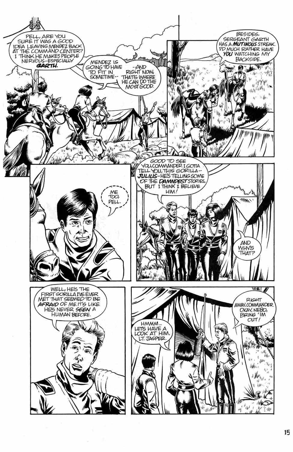Read online Planet of the Apes: The Forbidden Zone comic -  Issue #3 - 17