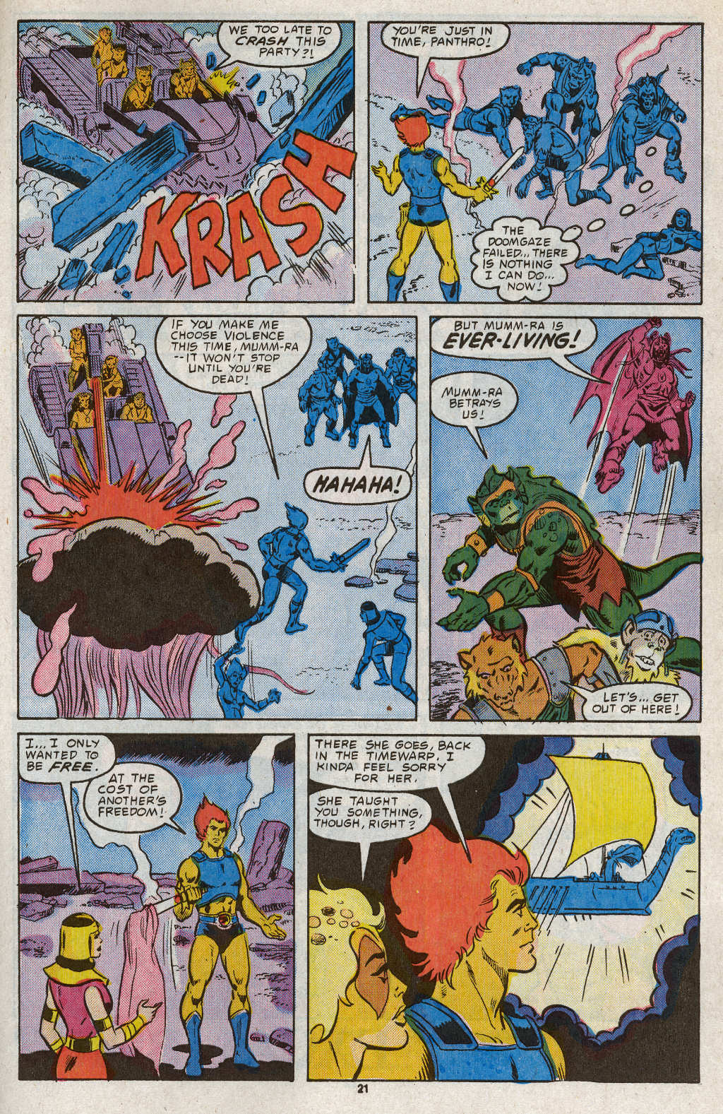 Read online ThunderCats (1985) comic -  Issue #19 - 31