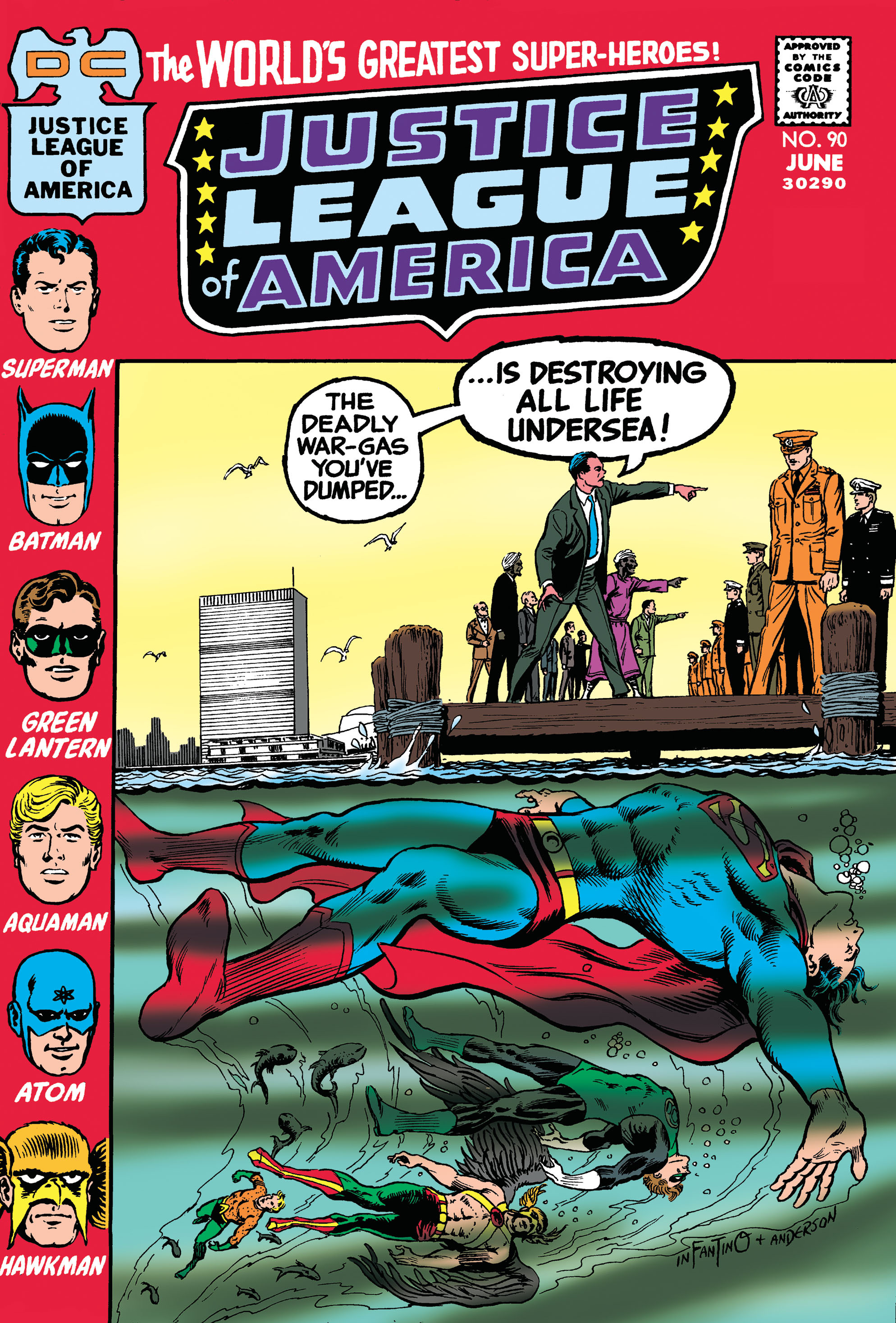Read online Justice League of America (1960) comic -  Issue #90 - 1