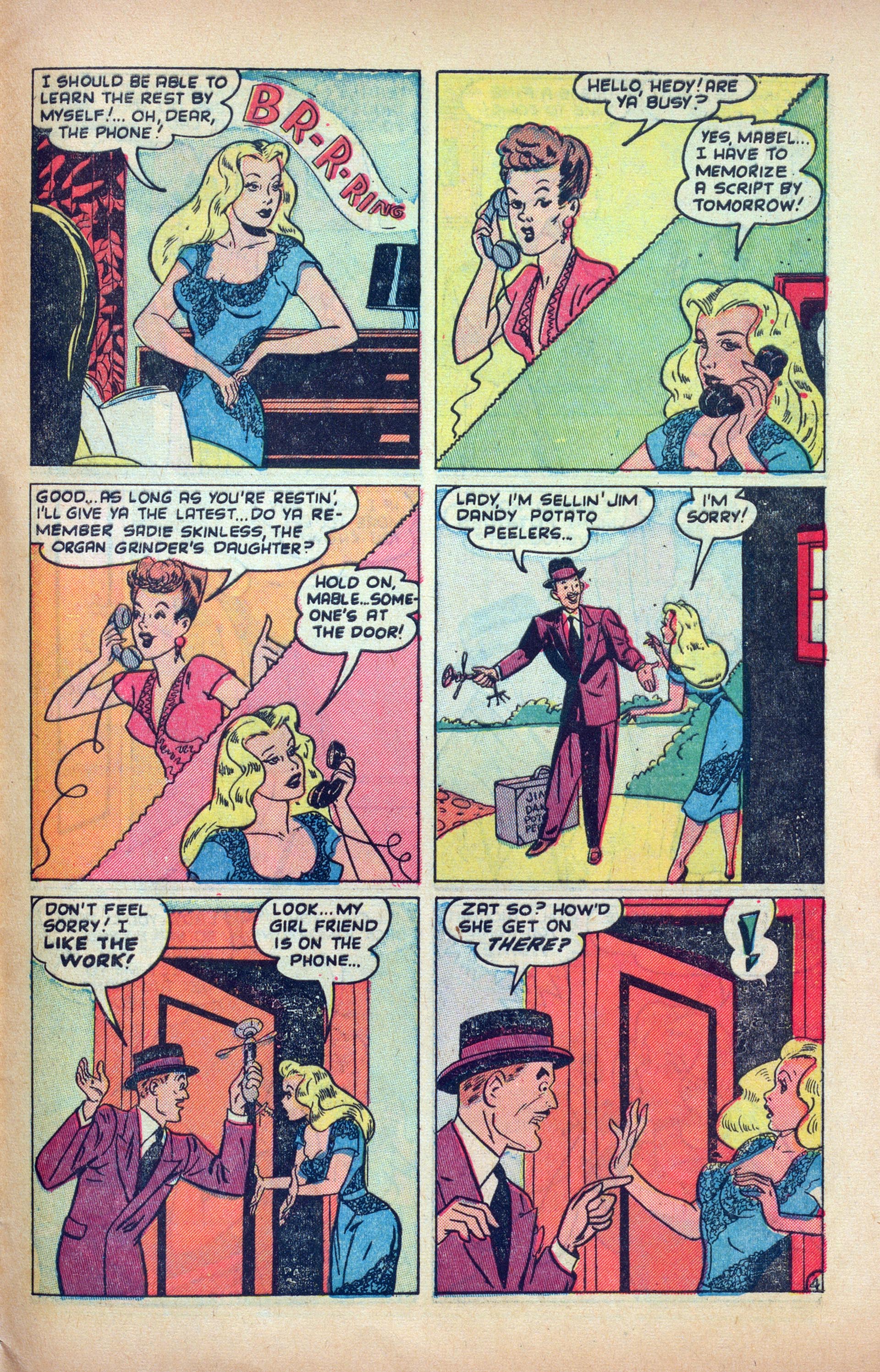 Read online Hedy Of Hollywood Comics comic -  Issue #44 - 29