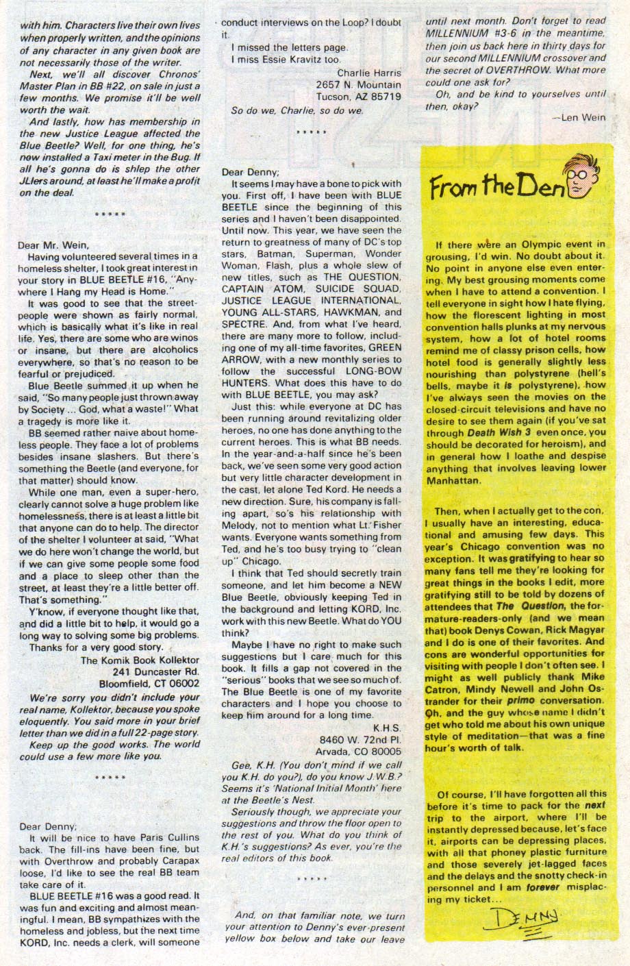 Read online Blue Beetle (1986) comic -  Issue #20 - 25