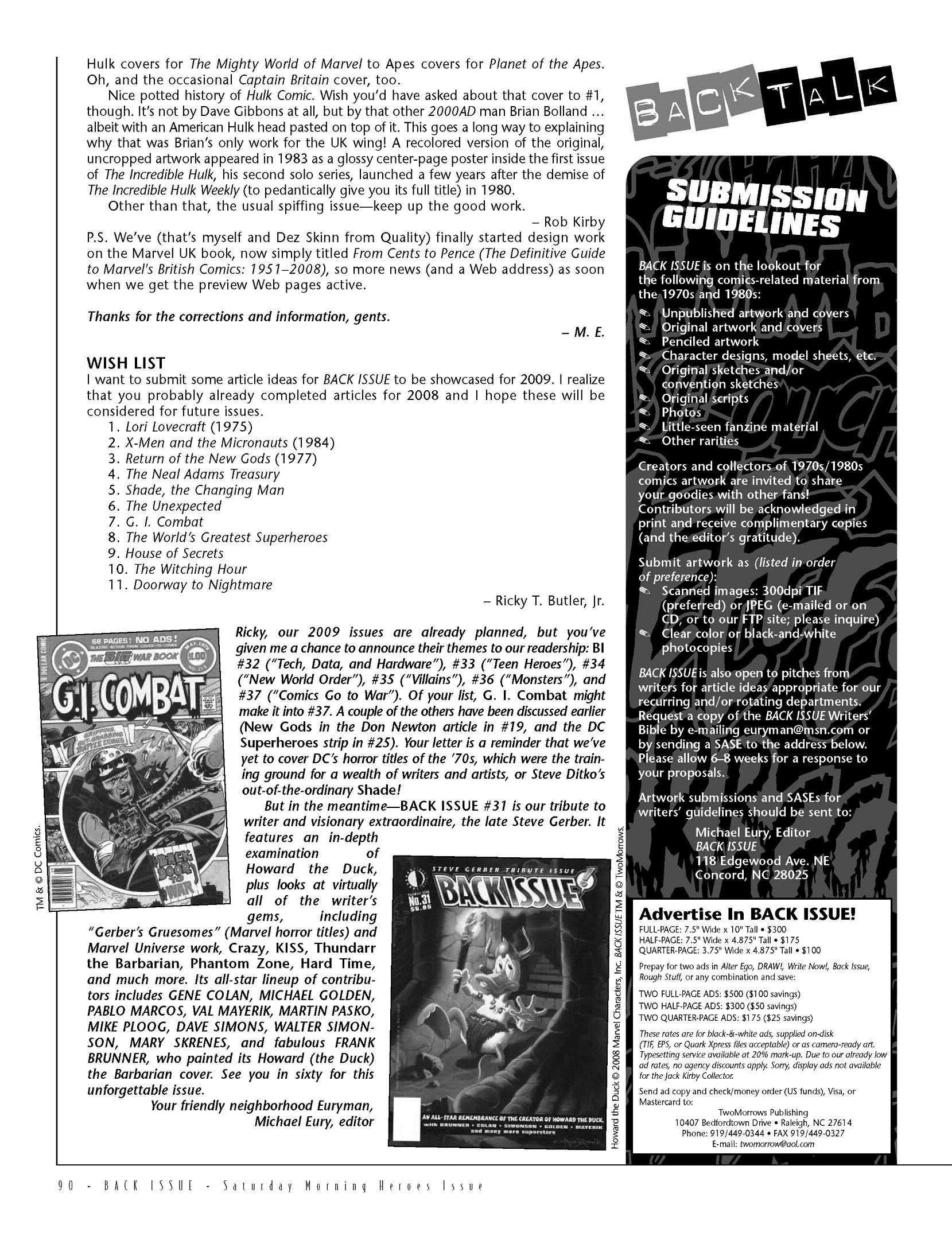 Read online Back Issue comic -  Issue #30 - 88