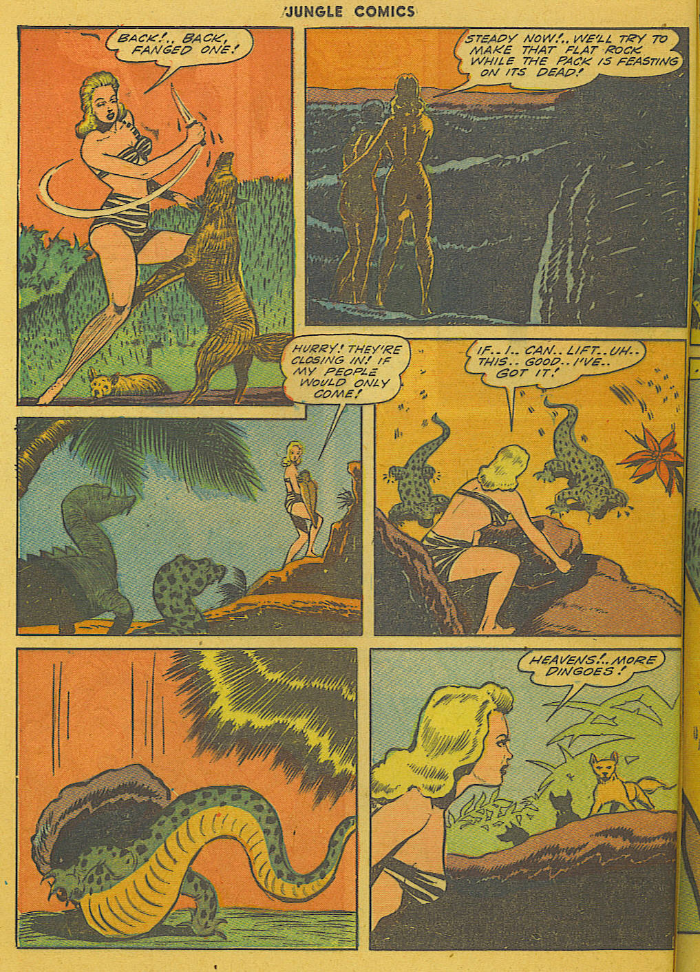 Read online Jungle Comics comic -  Issue #50 - 56