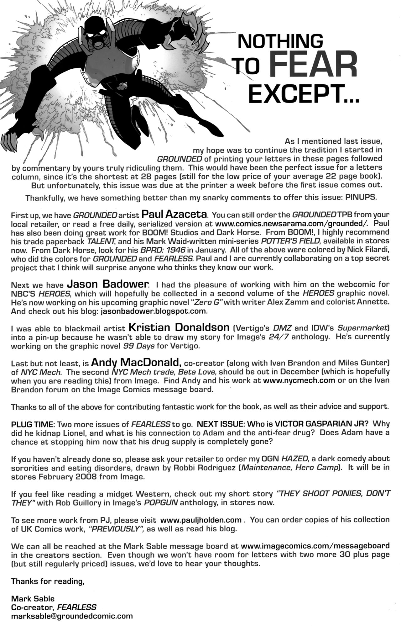 Read online Fearless (2007) comic -  Issue #2 - 35
