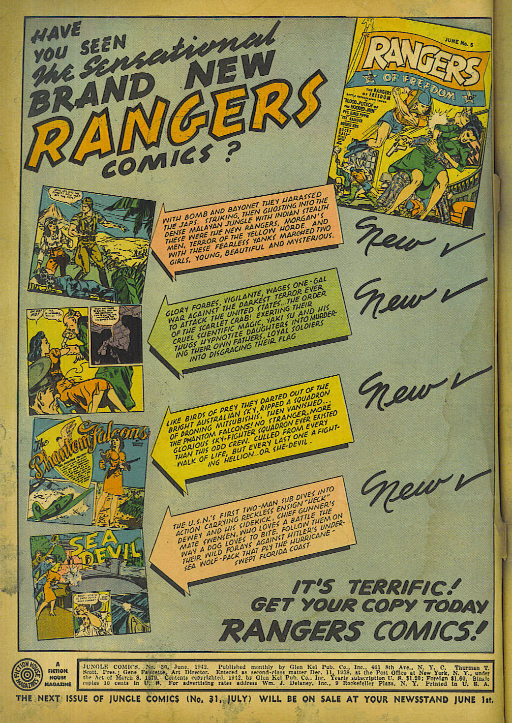 Read online Jungle Comics comic -  Issue #30 - 2