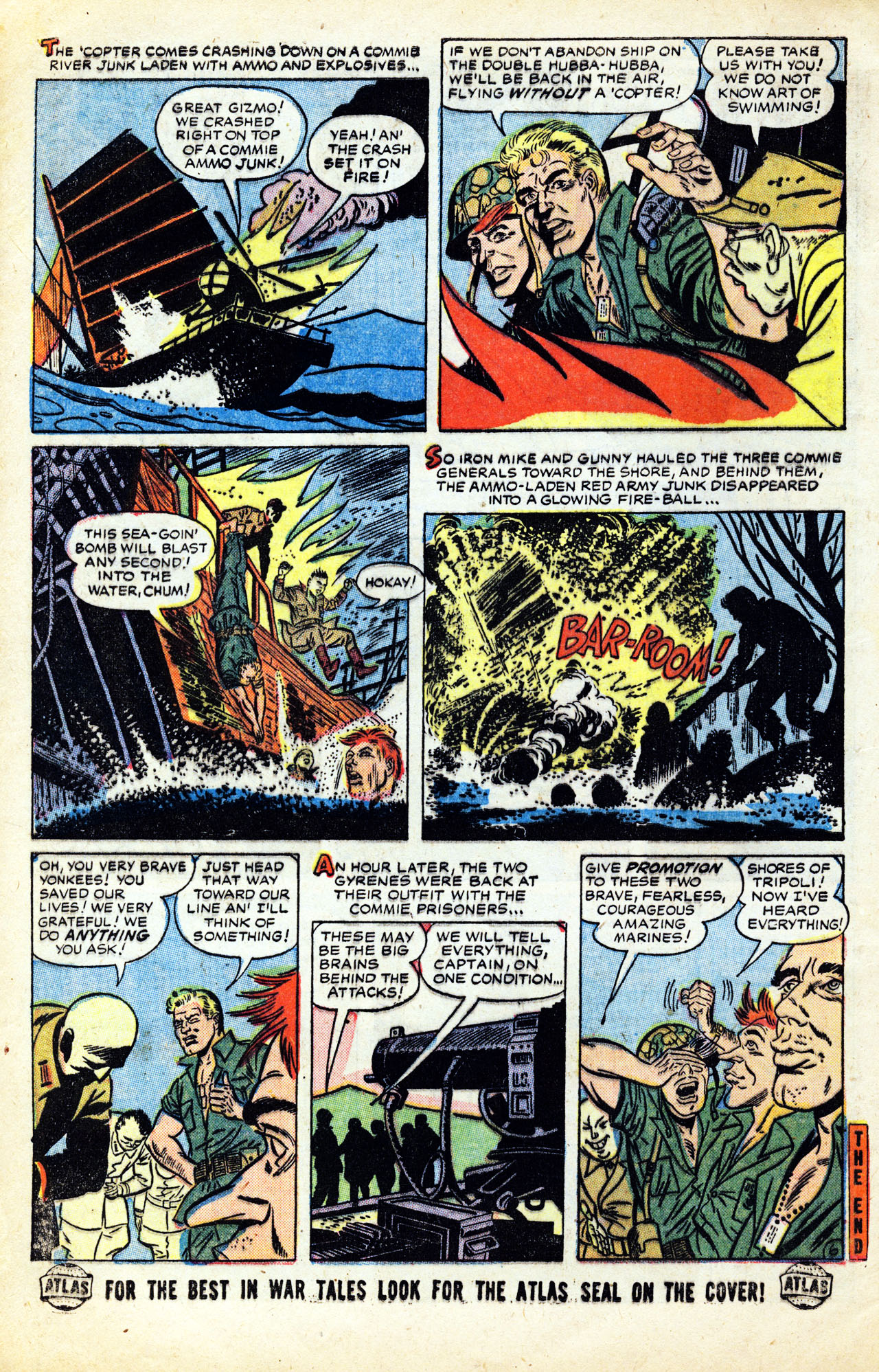 Read online Marines in Battle comic -  Issue #9 - 8