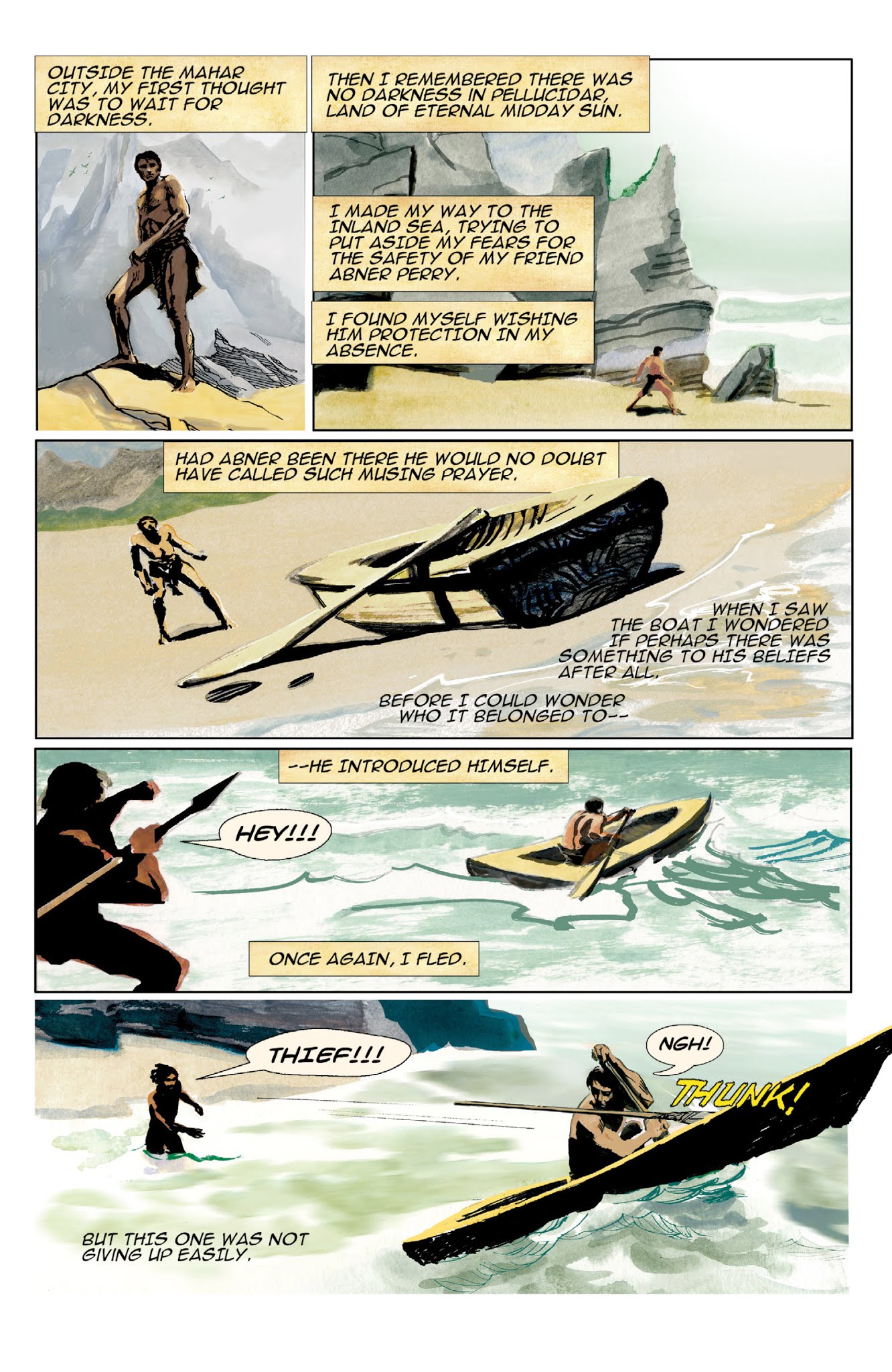 Read online Edgar Rice Burroughs' At the Earth's Core comic -  Issue # TPB - 46