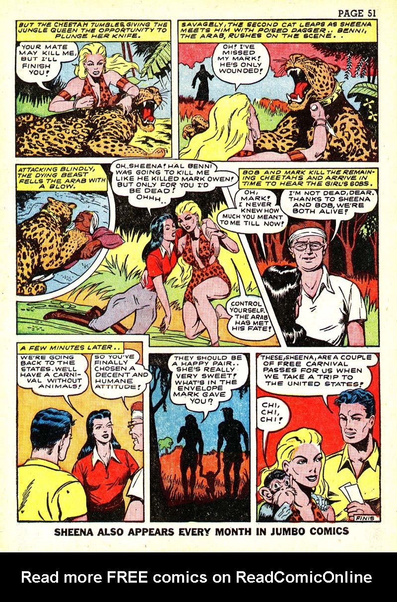 Read online Sheena, Queen of the Jungle (1942) comic -  Issue #3 - 54