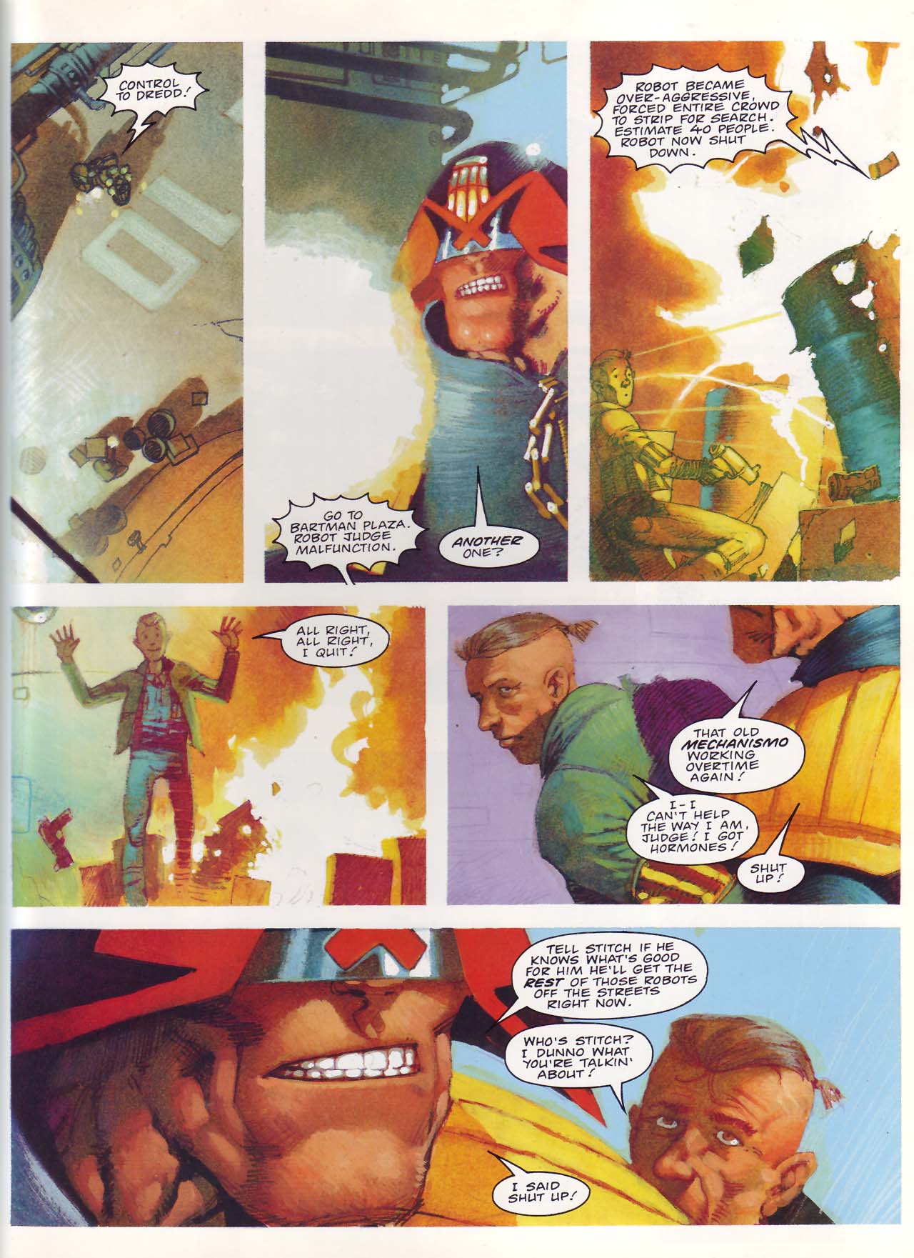 Read online Judge Dredd: Mechanismo comic -  Issue # TPB - 44