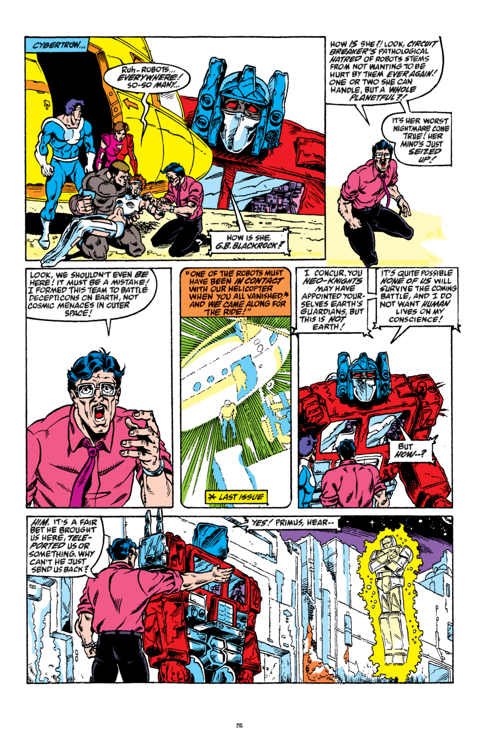 Read online The Transformers Classics comic -  Issue # TPB 6 - 213