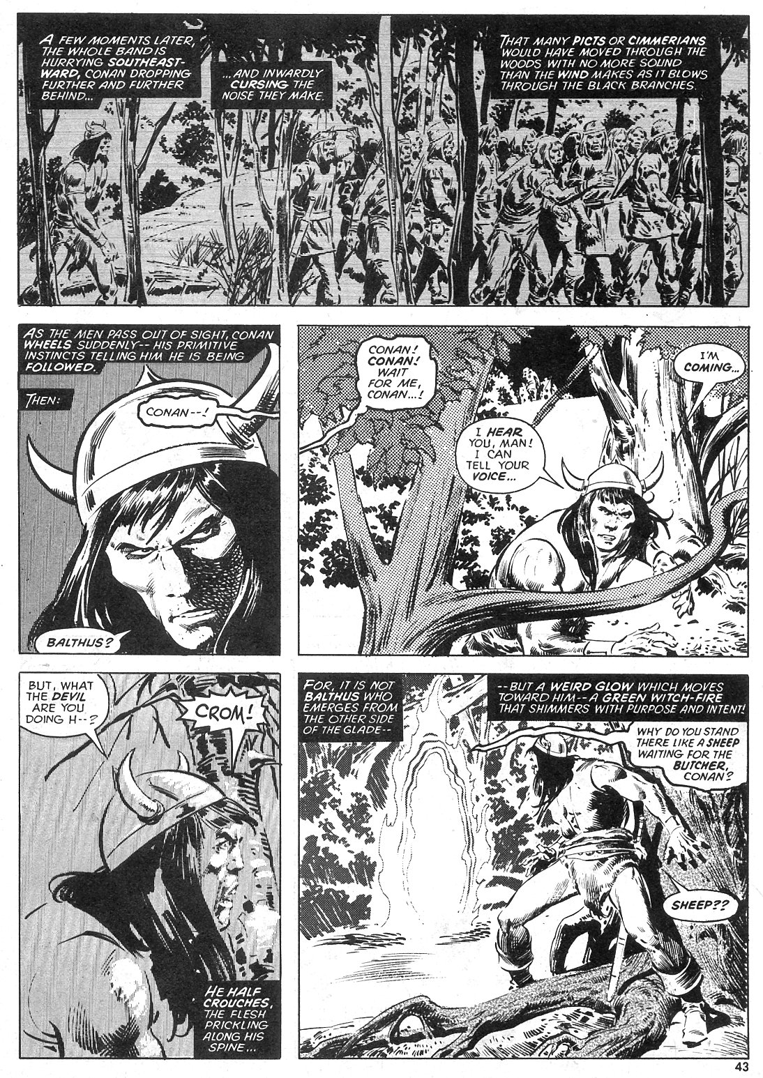 Read online The Savage Sword Of Conan comic -  Issue #27 - 43
