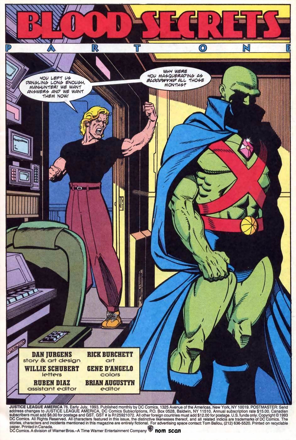 Read online Justice League America comic -  Issue #76 - 2