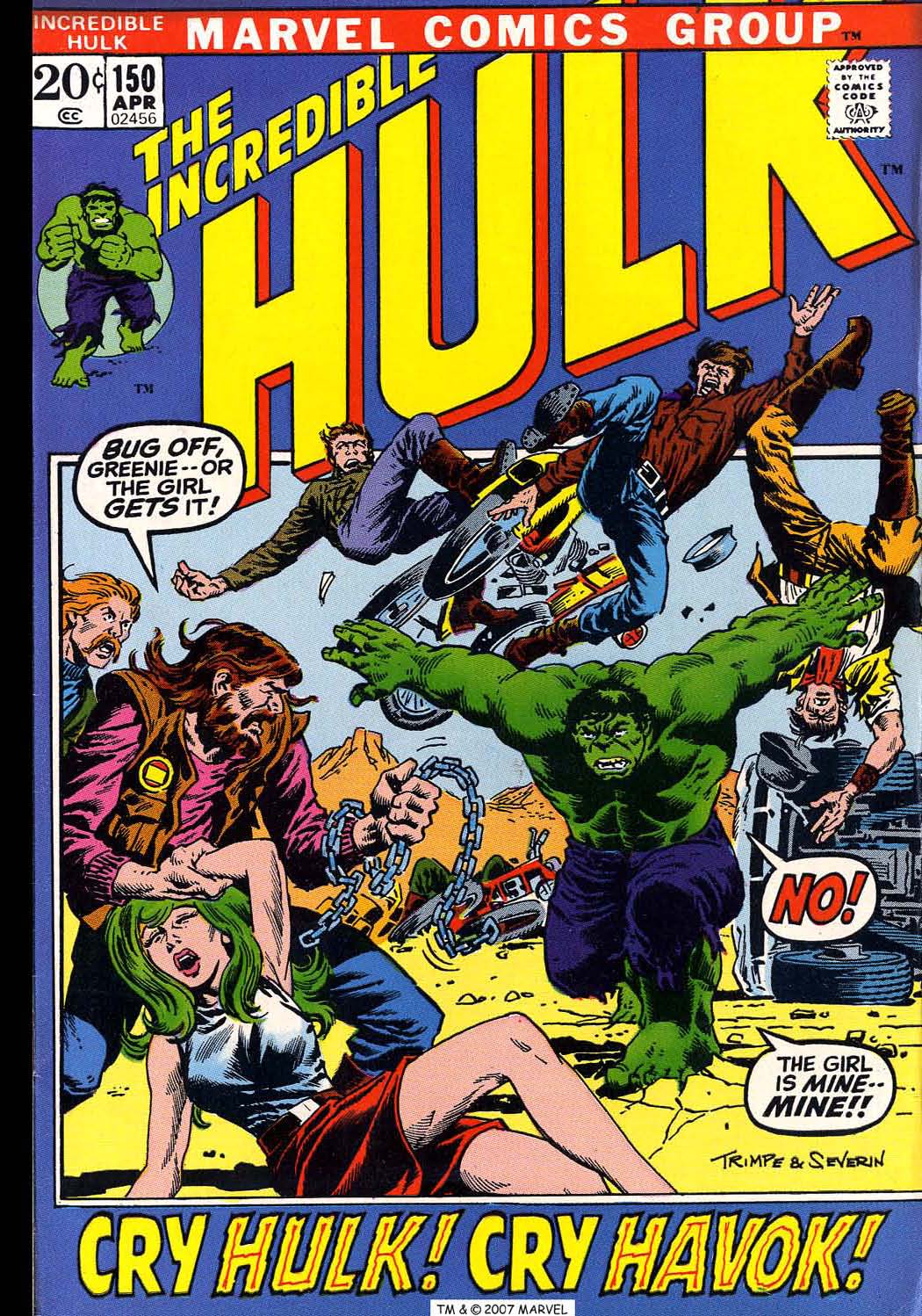 Read online The Incredible Hulk (1968) comic -  Issue #150 - 1