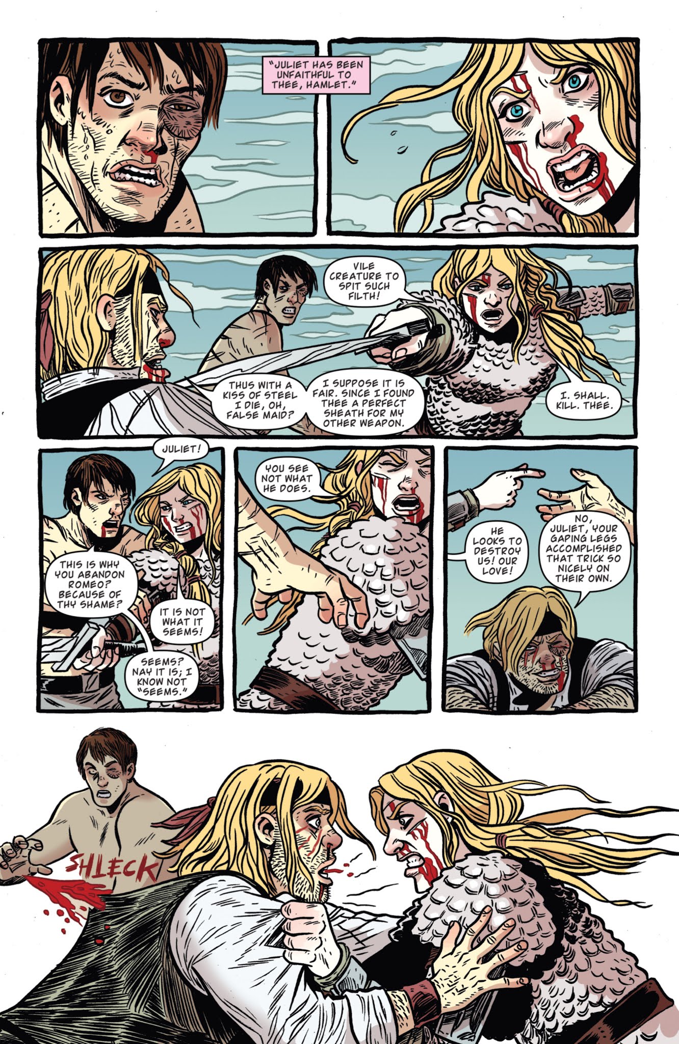 Read online Kill Shakespeare: The Tide of Blood comic -  Issue # TPB - 125