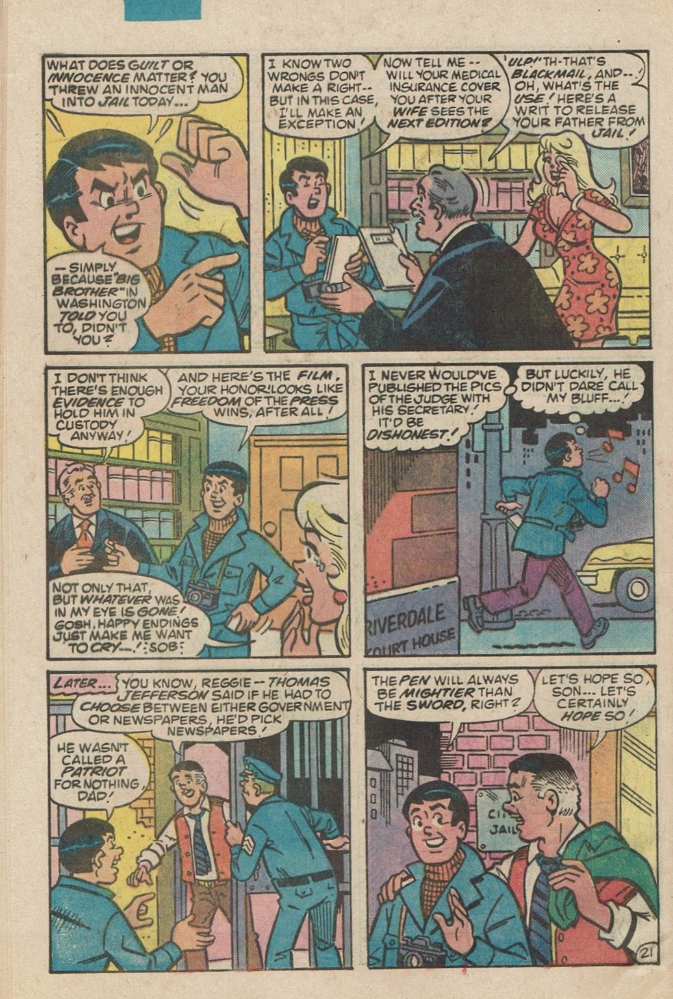 Read online Archie at Riverdale High (1972) comic -  Issue #95 - 32