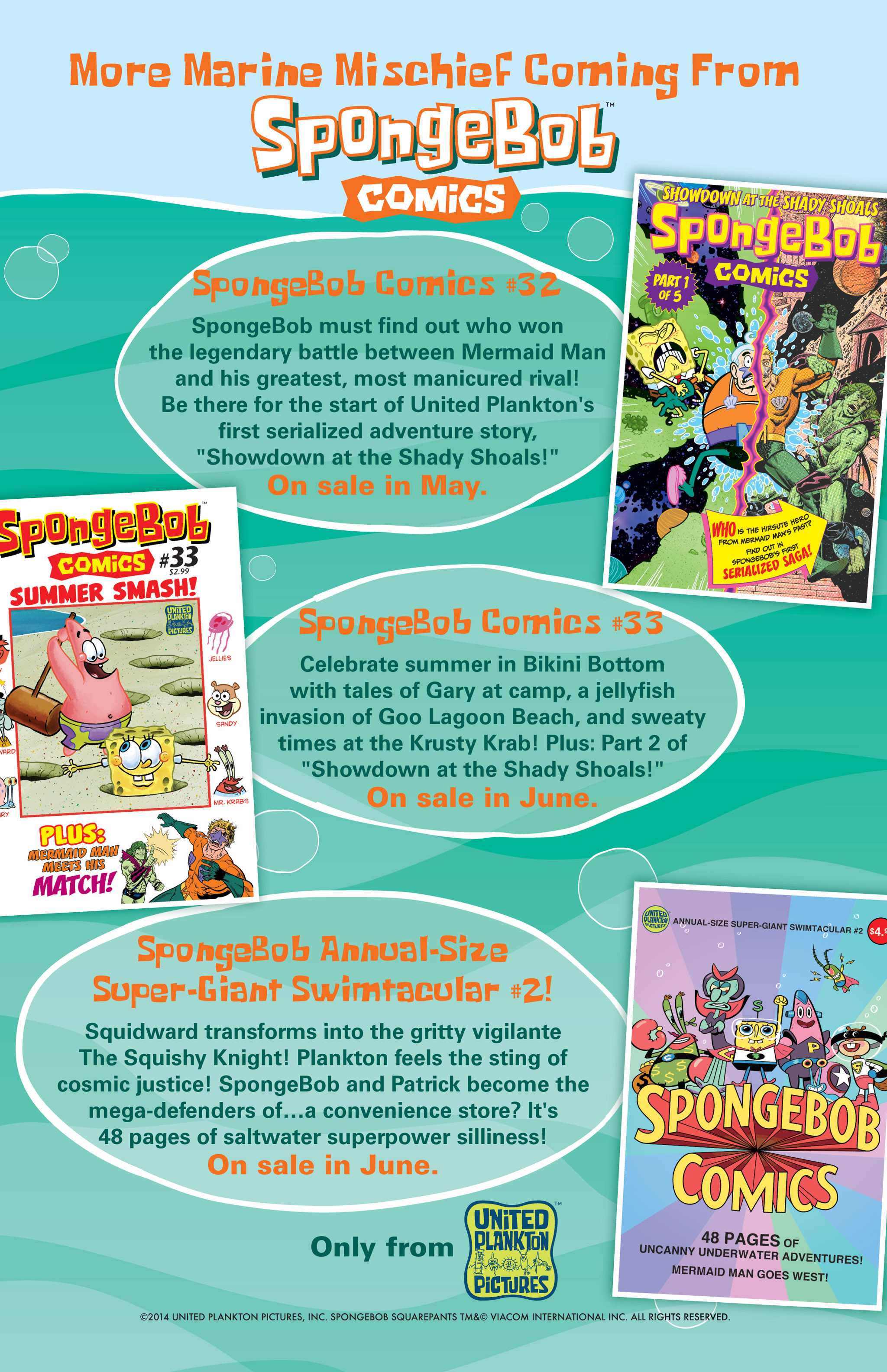Read online Free Comic Book Day 2014 comic -  Issue # SpongeBob Freestyle Funnies 2014 - 31