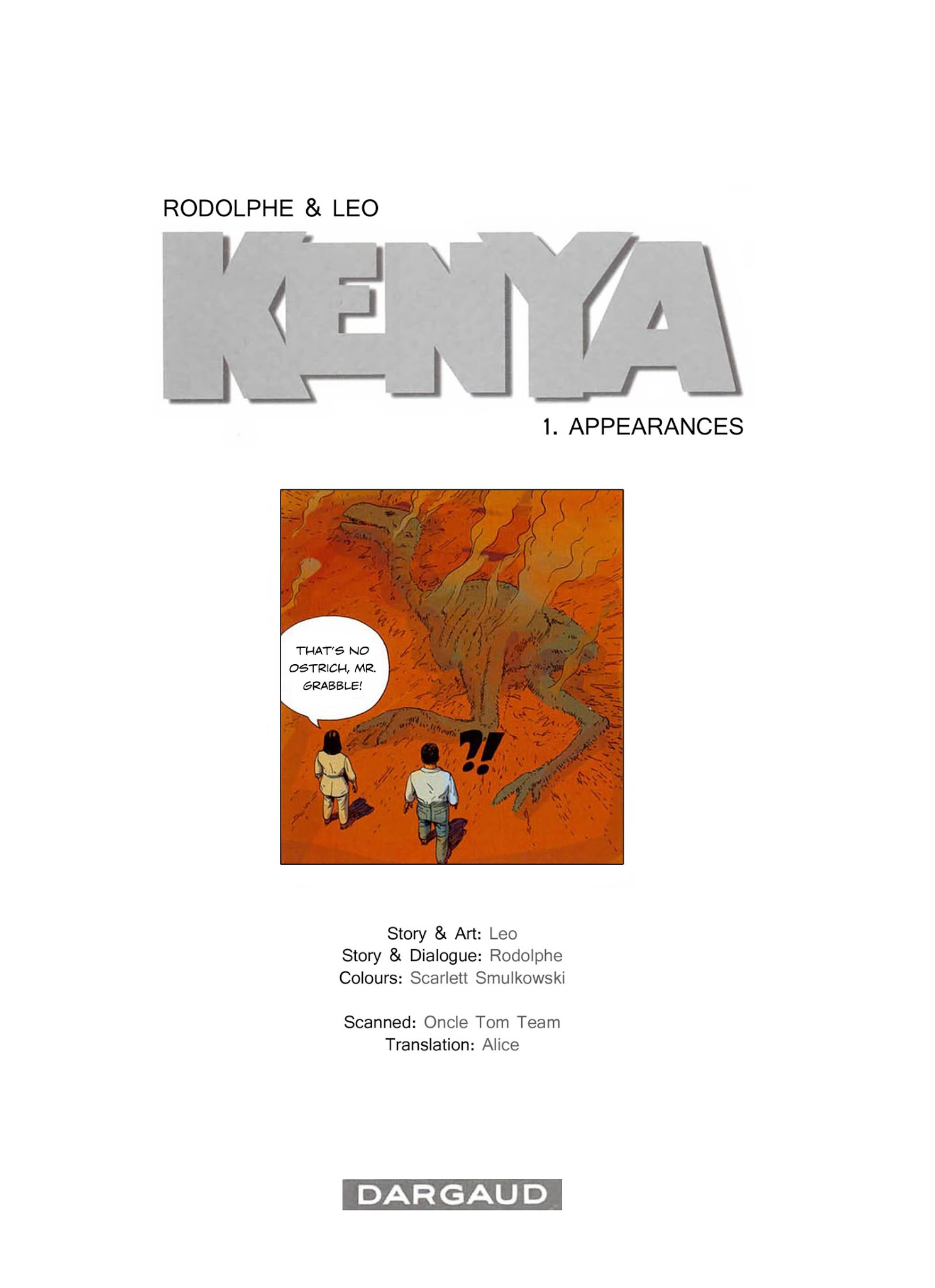 Read online Kenya comic -  Issue #1 - 2