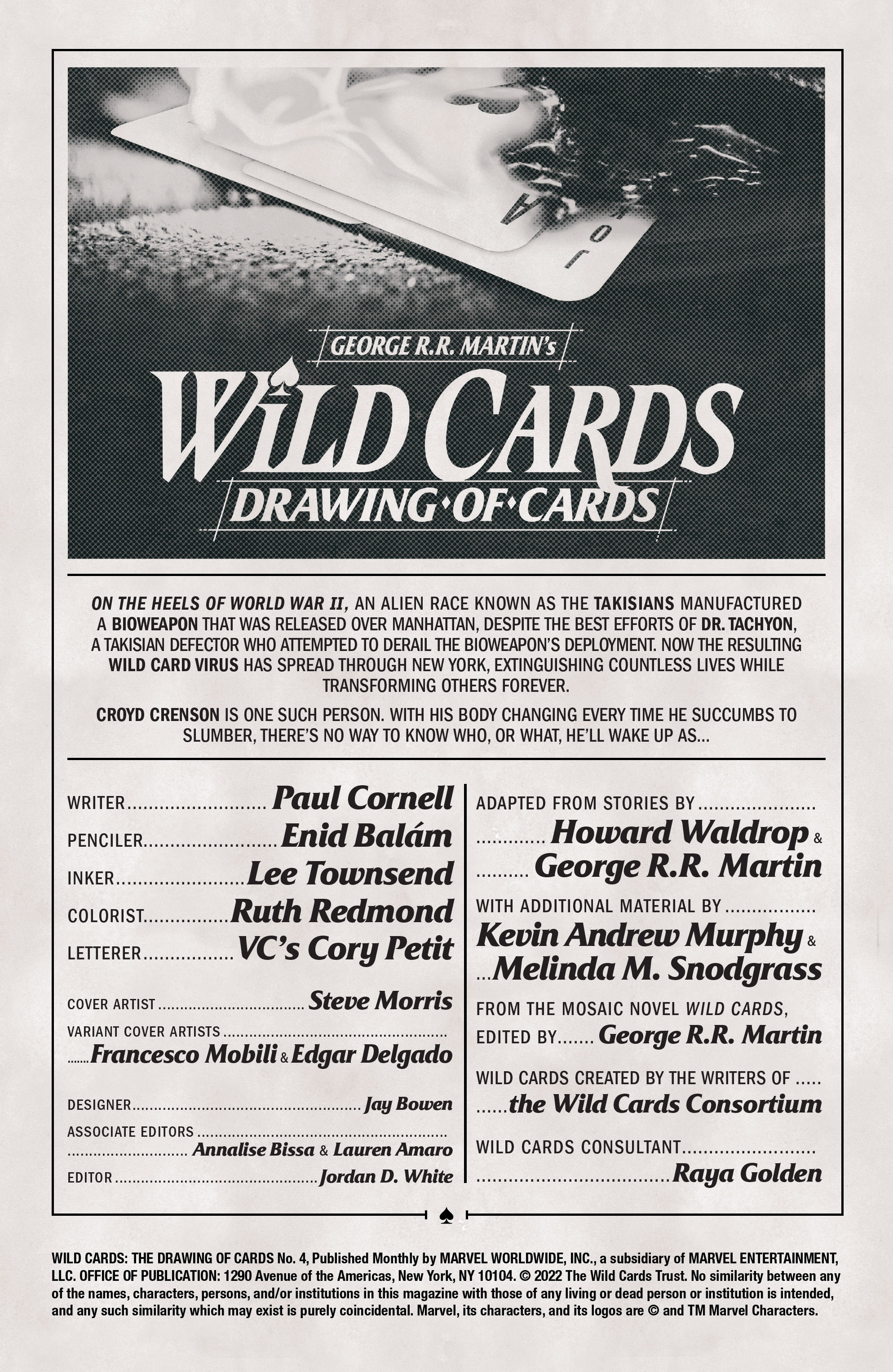 Read online Wild Cards: The Drawing Of Cards comic -  Issue #4 - 2