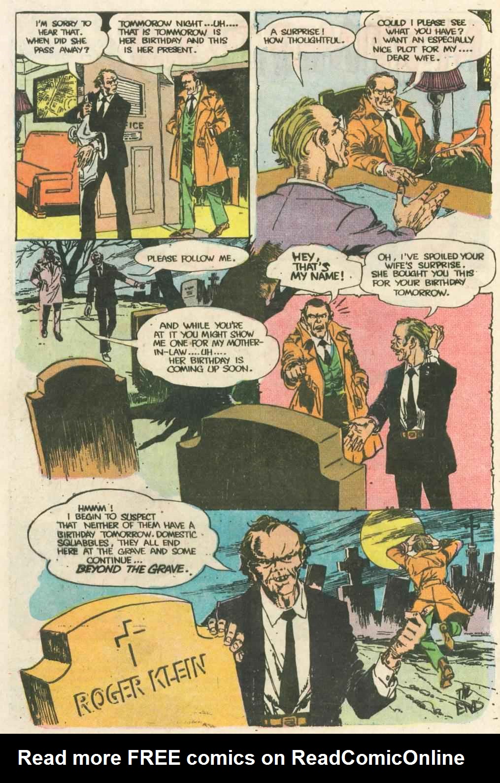 Read online Beyond the Grave (1975) comic -  Issue #1 - 4