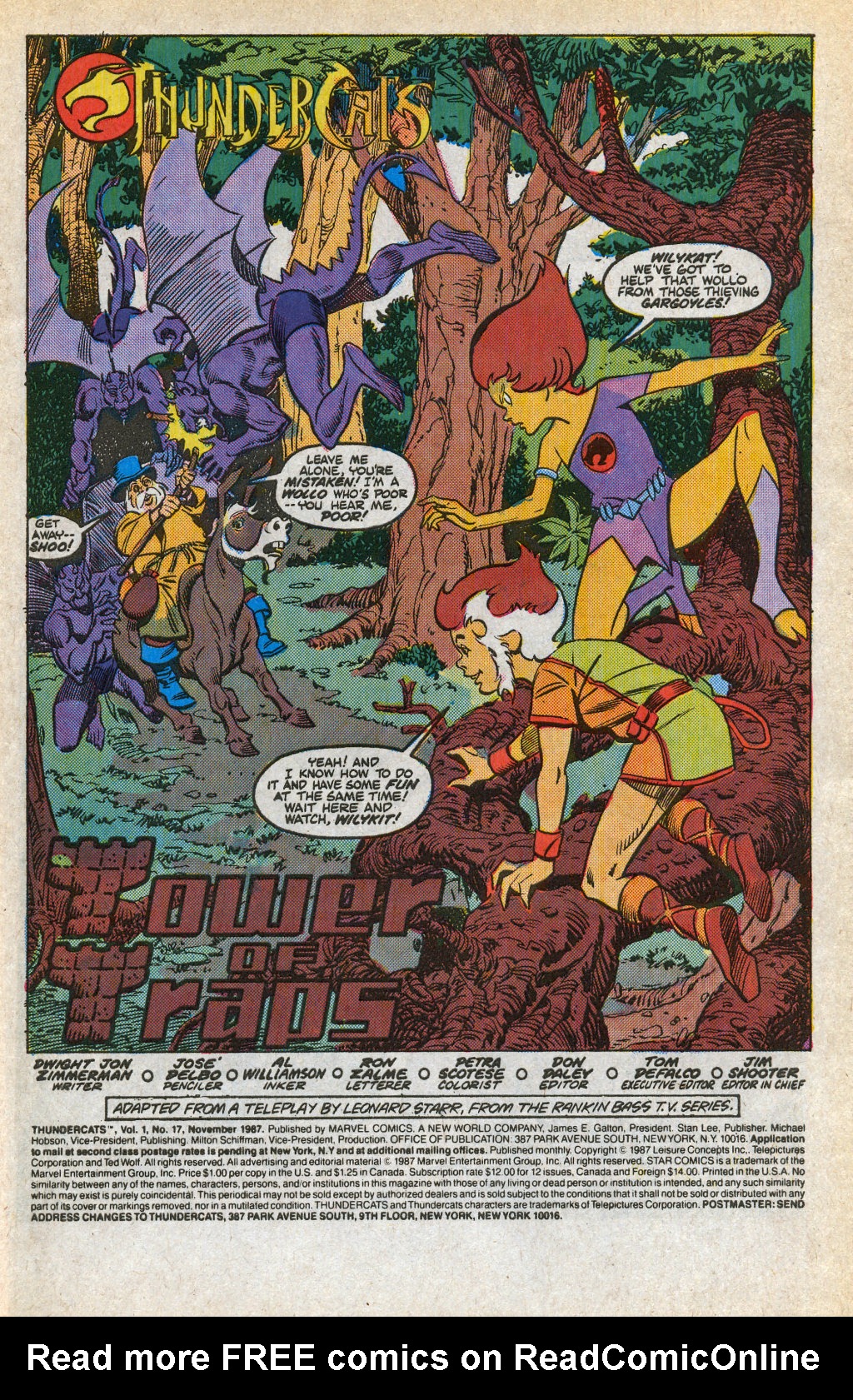 Read online ThunderCats (1985) comic -  Issue #17 - 3