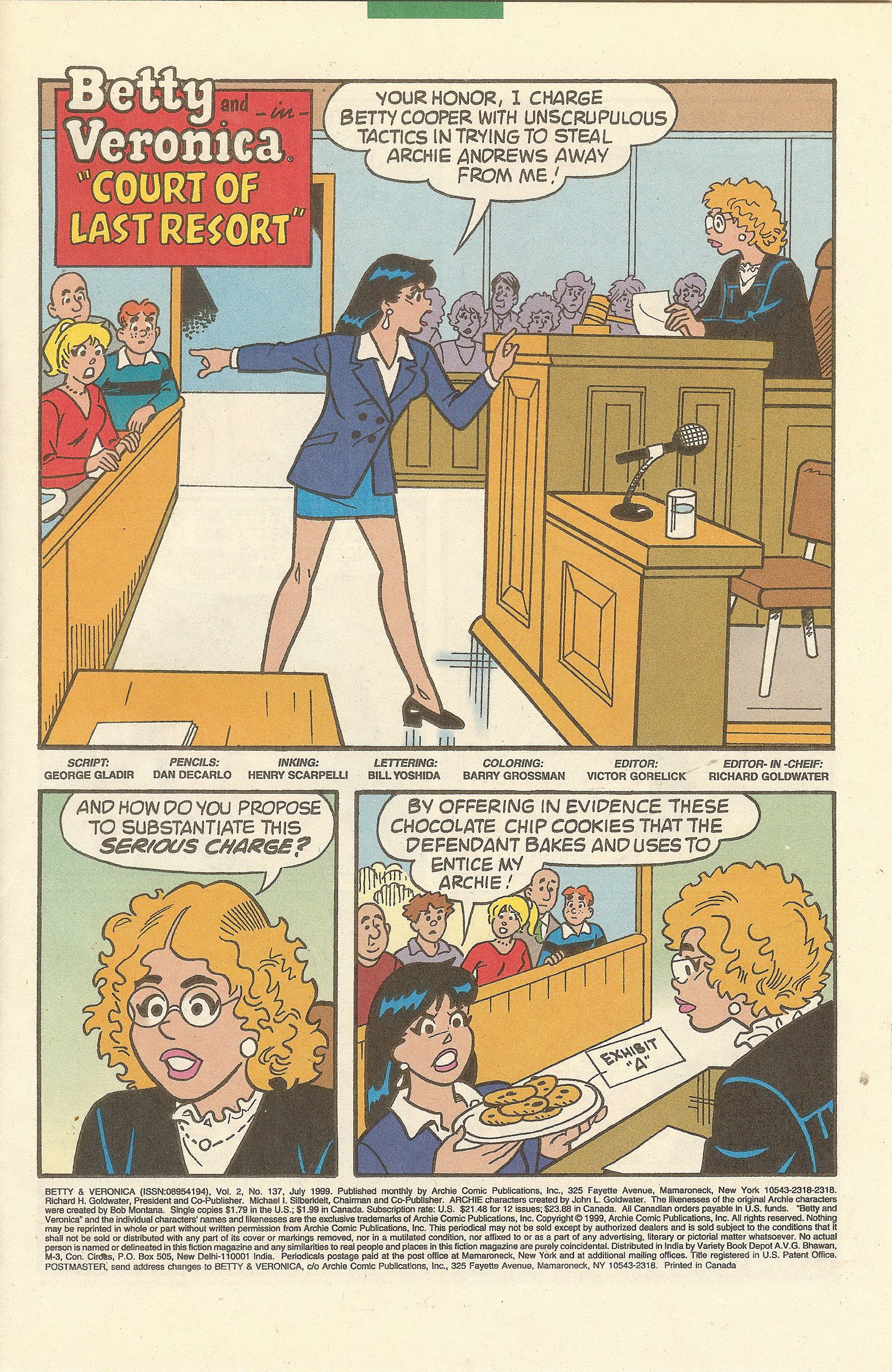 Read online Betty and Veronica (1987) comic -  Issue #137 - 3