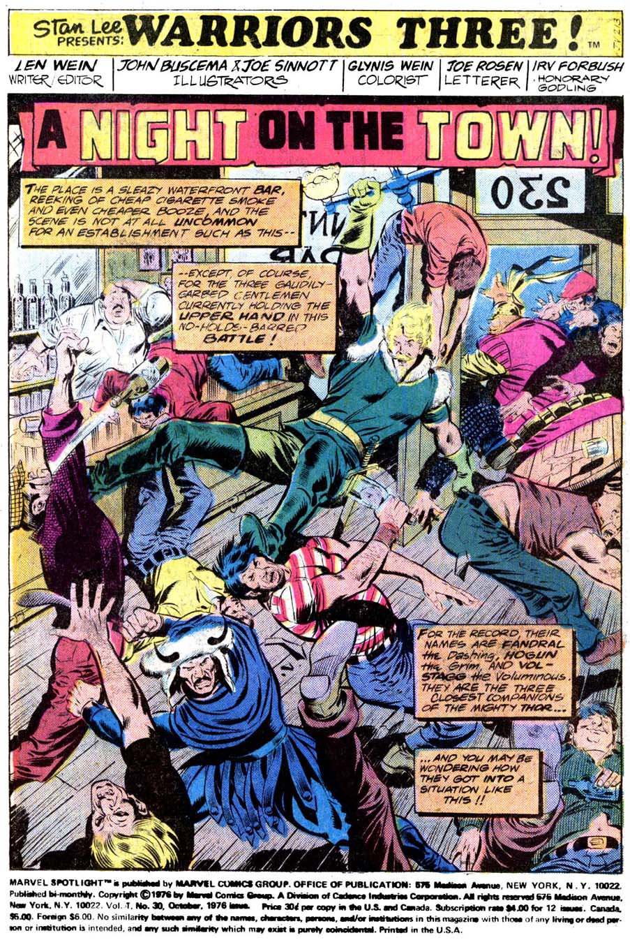 Read online Marvel Spotlight (1971) comic -  Issue #30 - 2