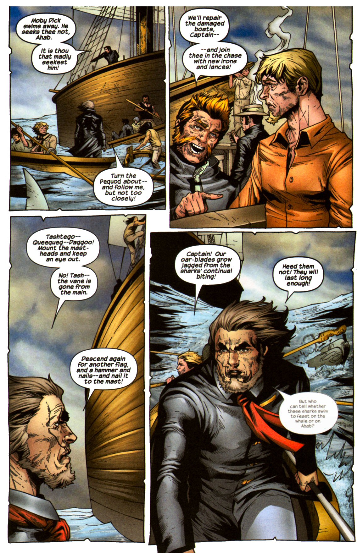 Read online Marvel Illustrated: Moby Dick comic -  Issue # TPB - 130