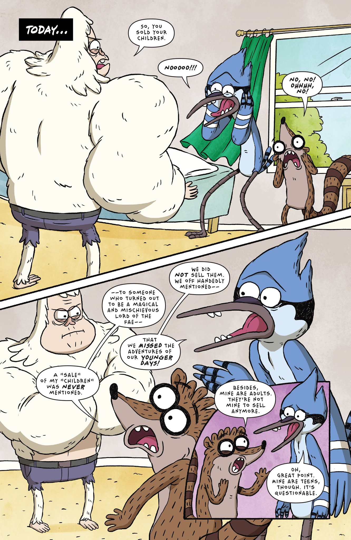 Read online Regular Show: 25 Years Later comic -  Issue #2 - 4