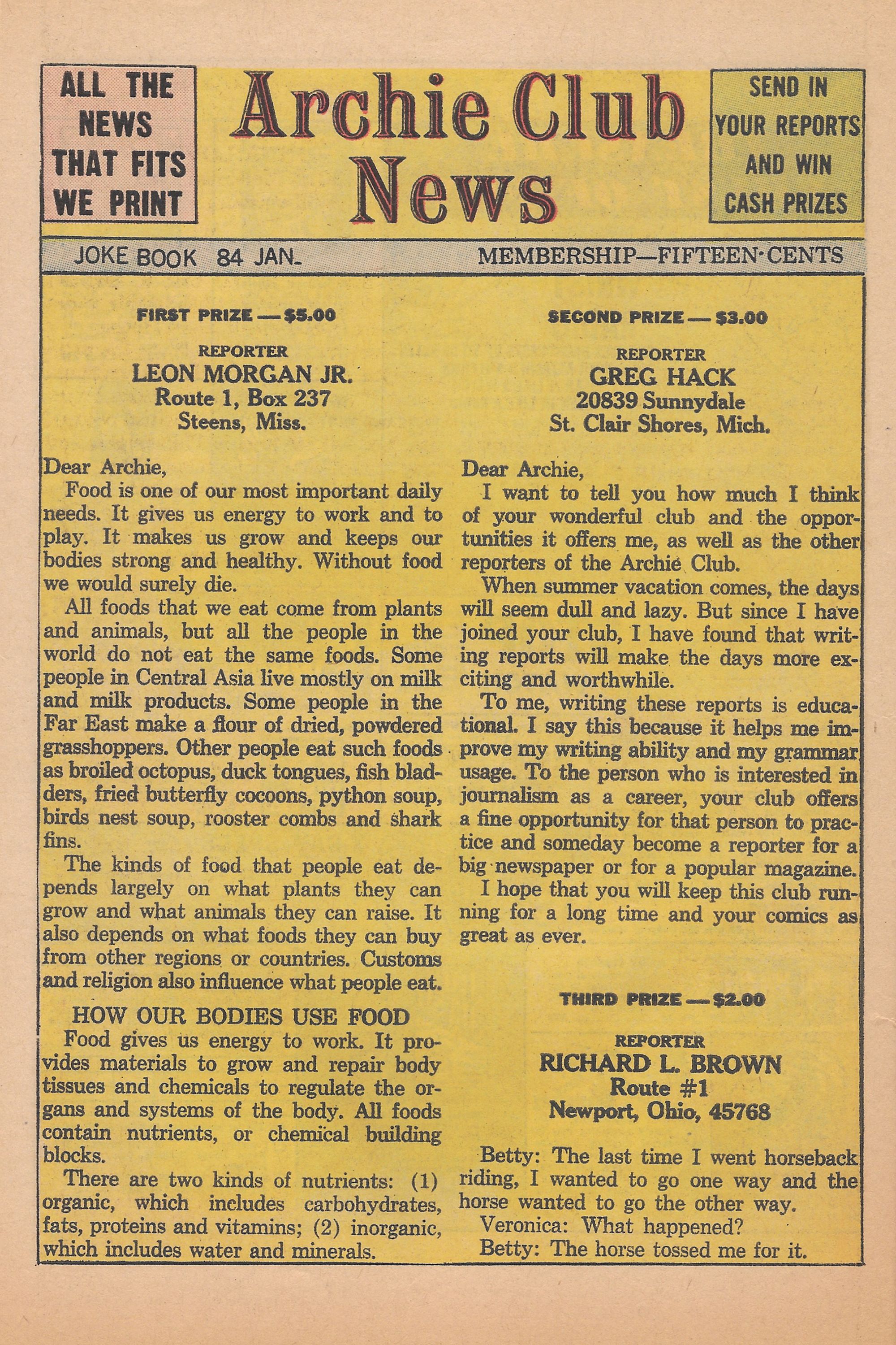 Read online Archie's Joke Book Magazine comic -  Issue #84 - 26