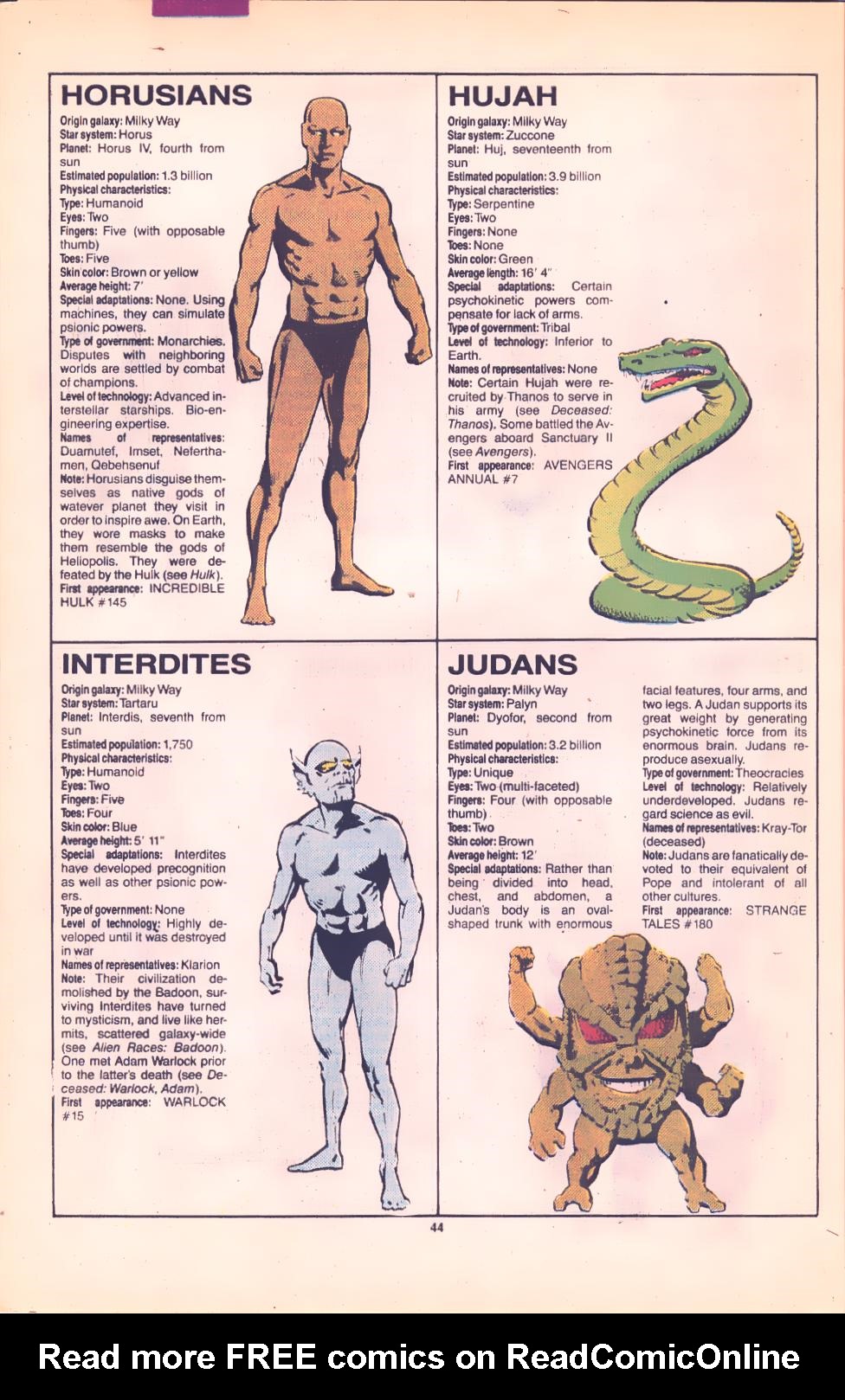 Read online The Official Handbook of the Marvel Universe Deluxe Edition comic -  Issue #15 - 46