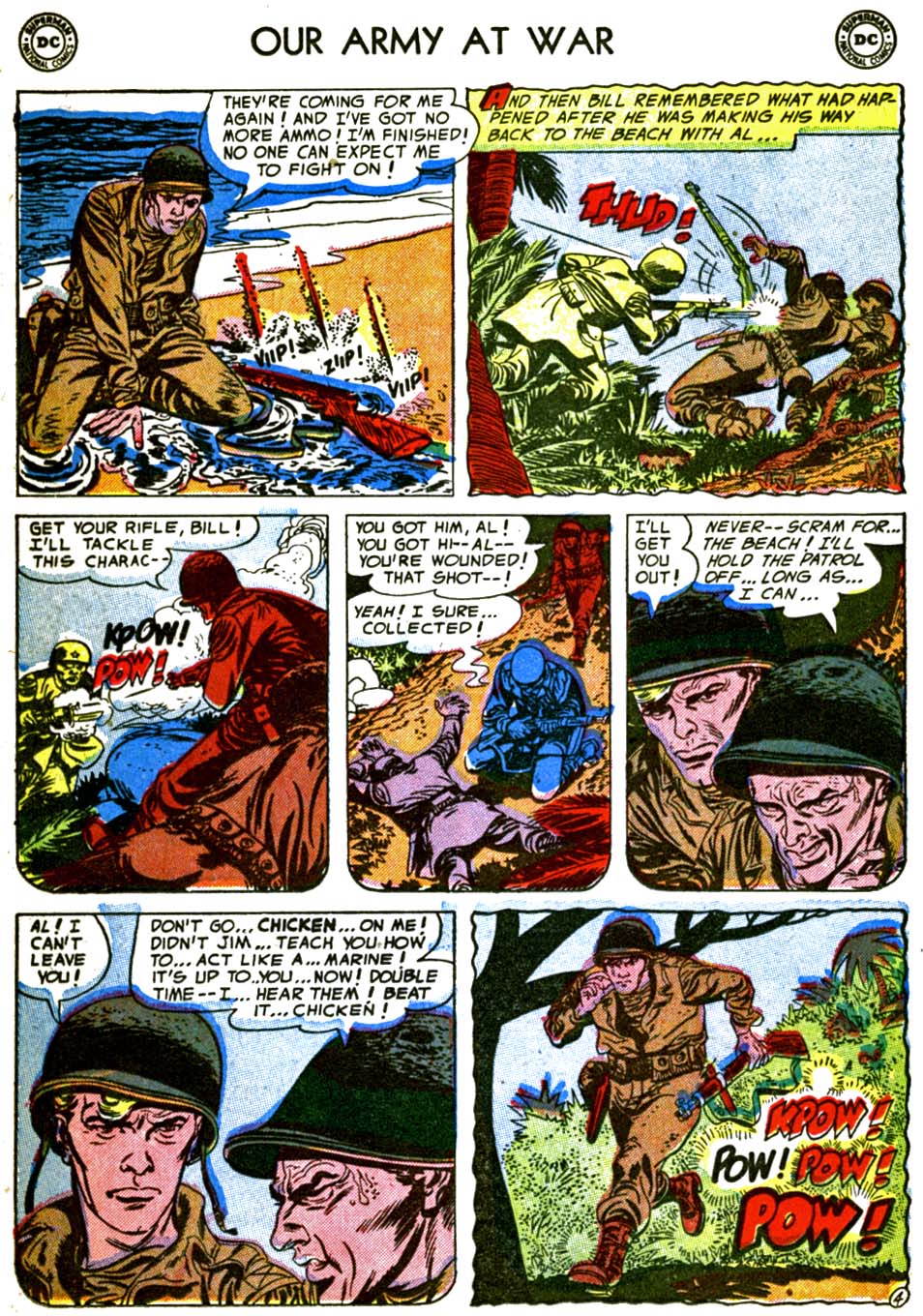 Read online Our Army at War (1952) comic -  Issue #24 - 14