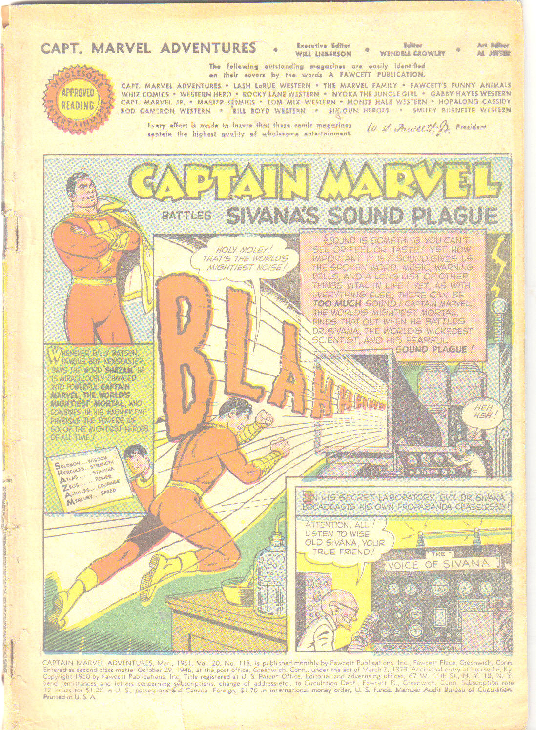 Read online Captain Marvel Adventures comic -  Issue #118 - 4