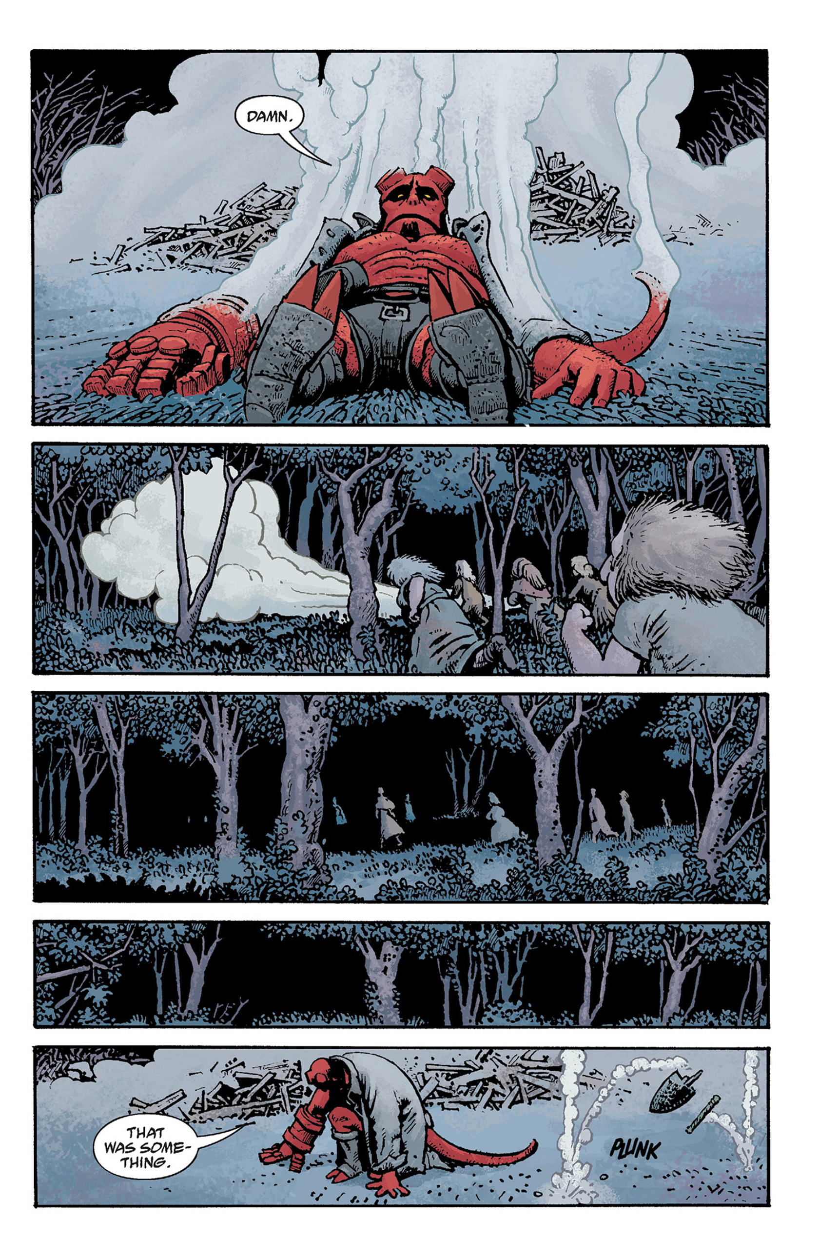 Read online Hellboy: The Crooked Man and Others comic -  Issue # TPB - 75