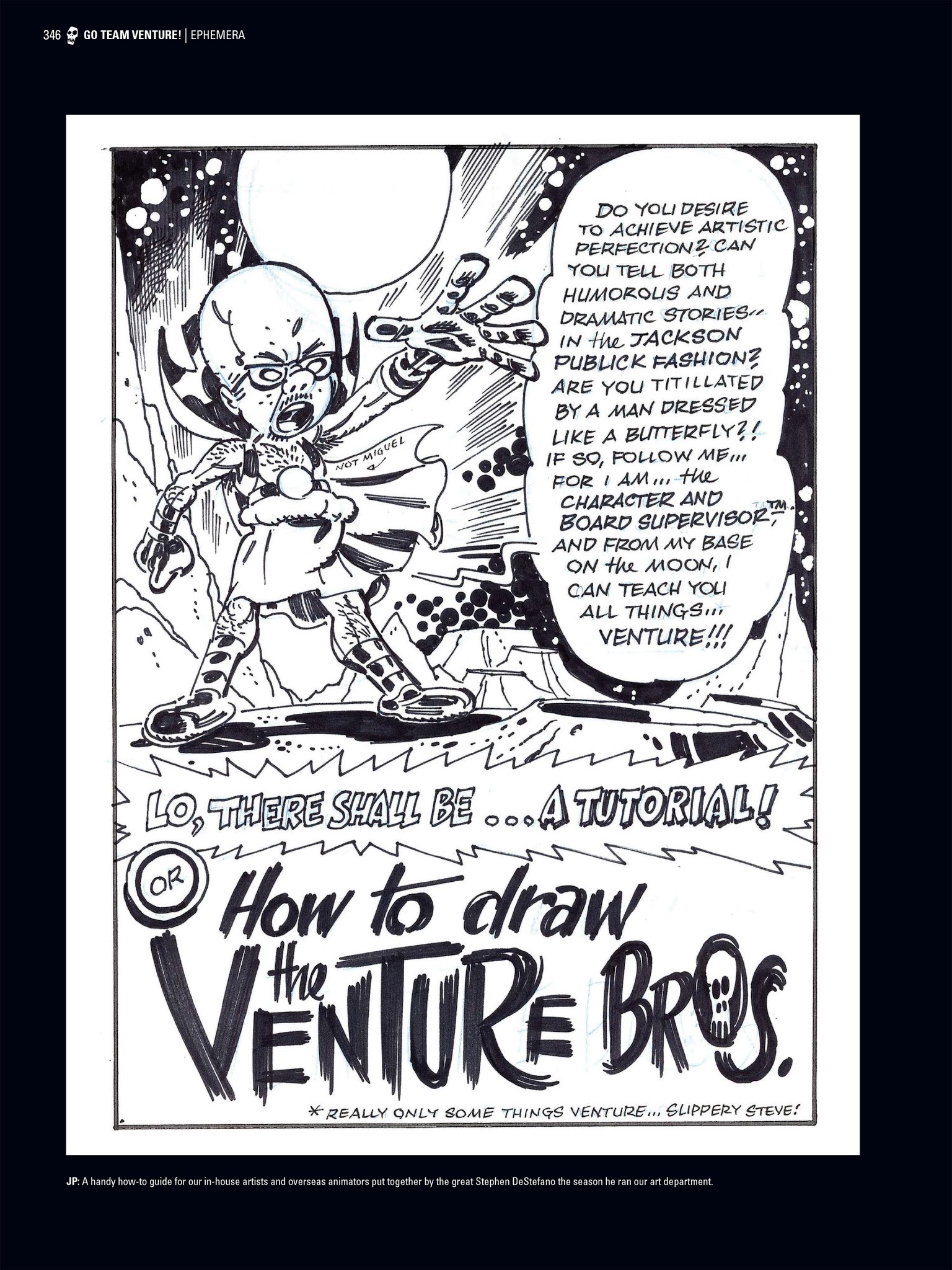 Read online Go Team Venture!: The Art and Making of The Venture Bros. comic -  Issue # TPB (Part 4) - 45