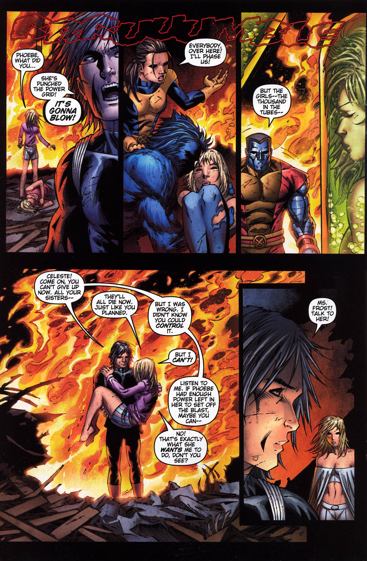 Read online X-Men: Phoenix - Warsong comic -  Issue #5 - 19