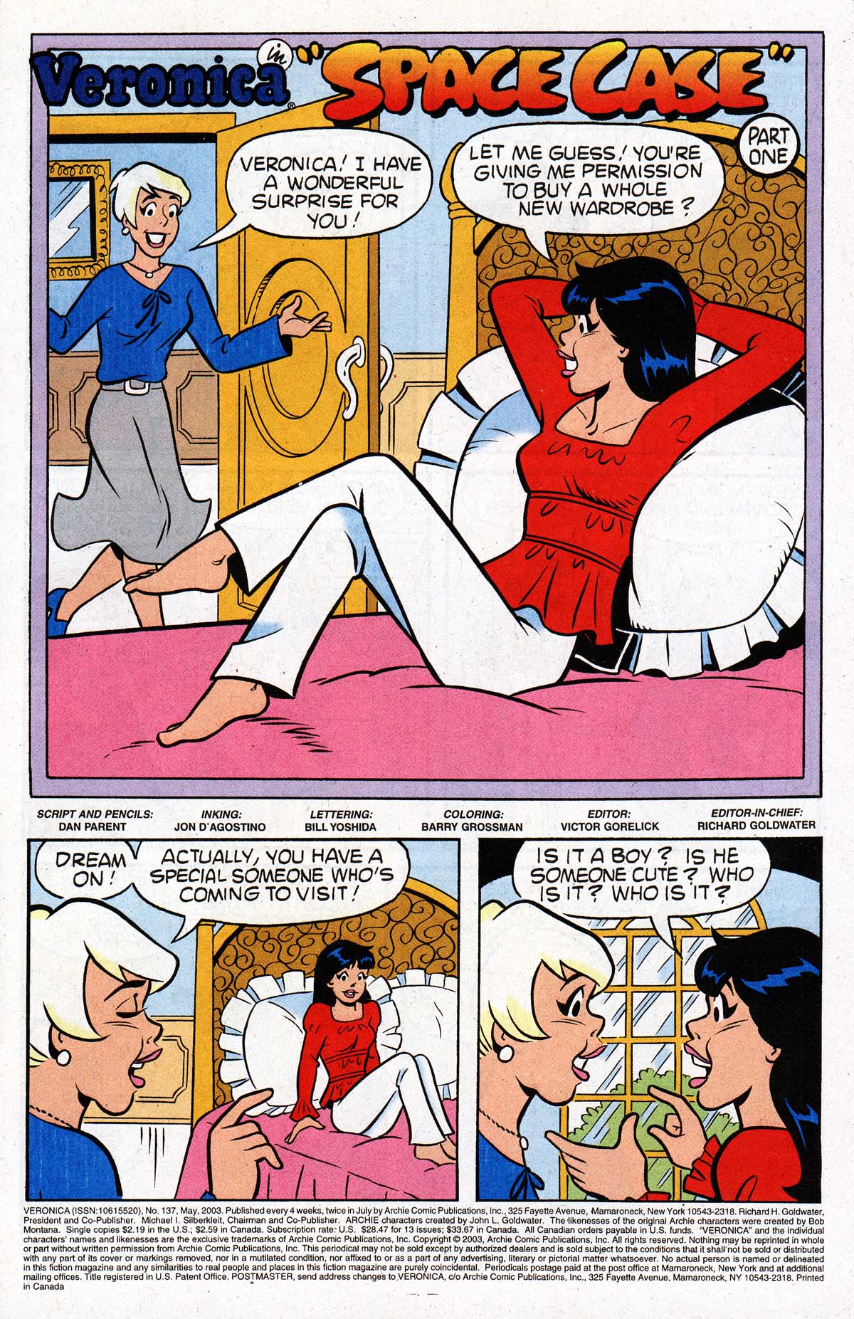 Read online Veronica comic -  Issue #137 - 2