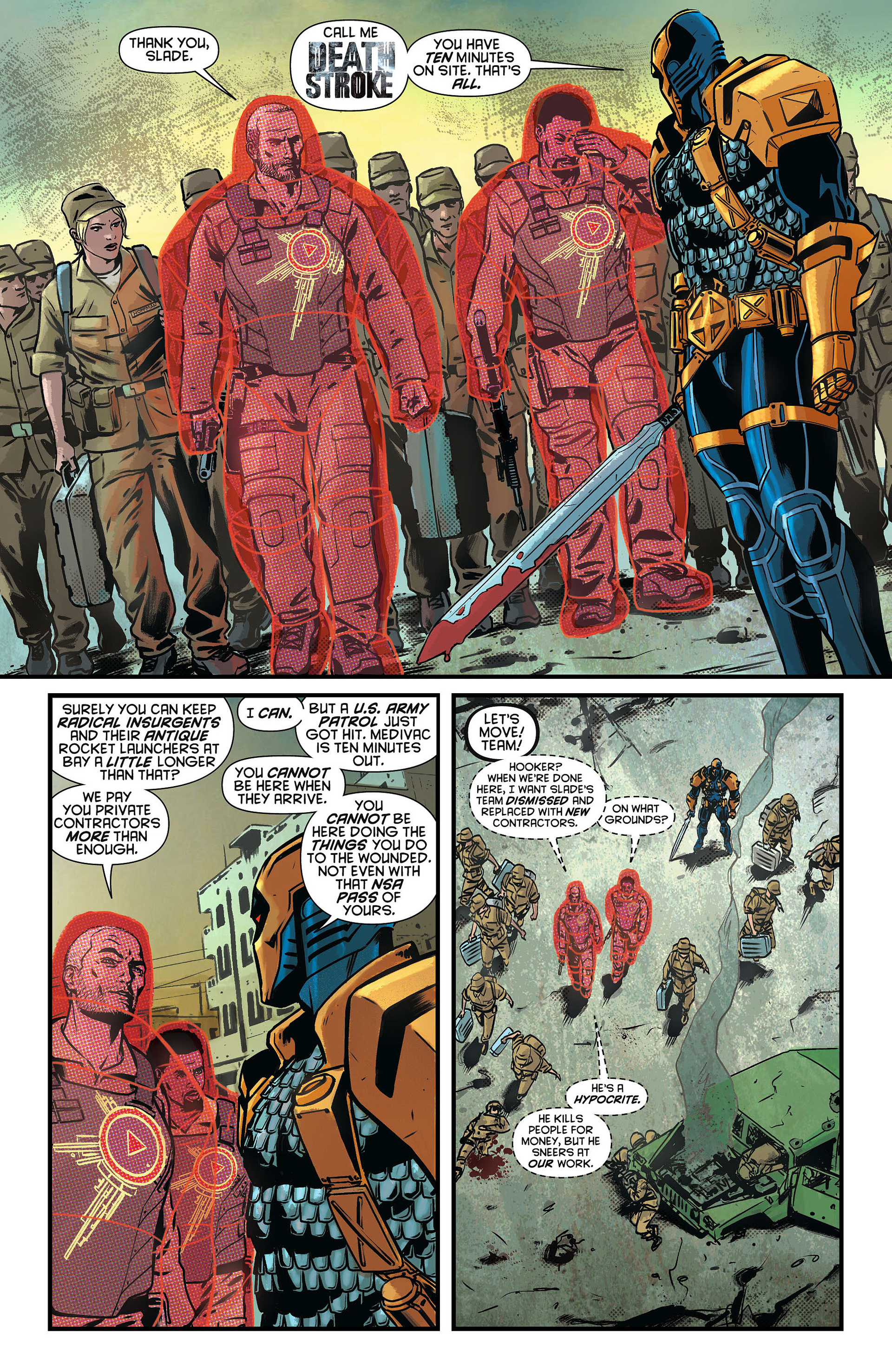 Read online Resurrection Man (2011) comic -  Issue #5 - 7