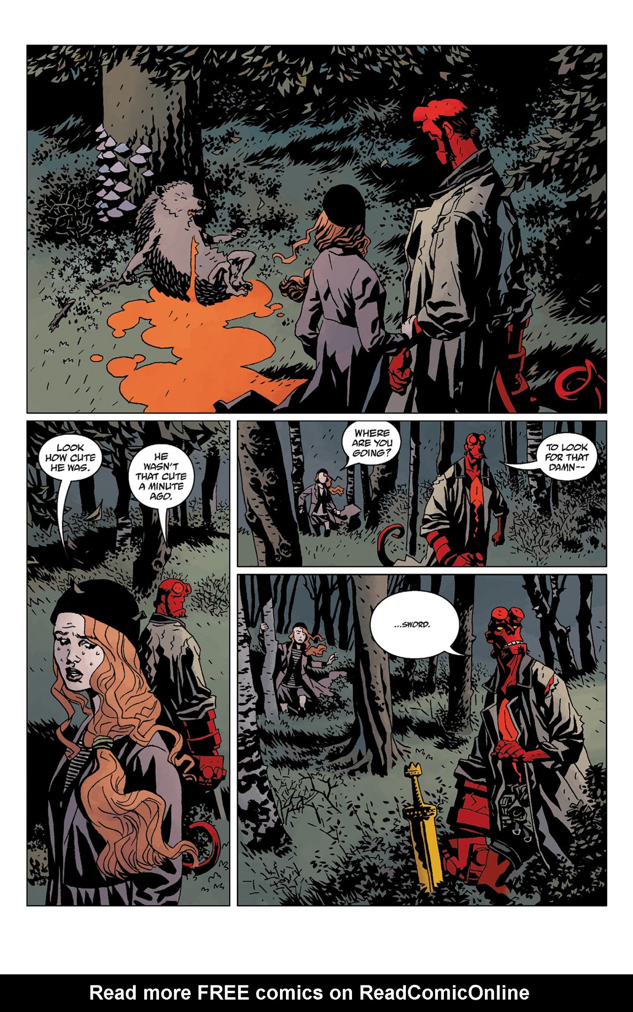 Read online Hellboy: The Storm And The Fury comic -  Issue # TPB - 51