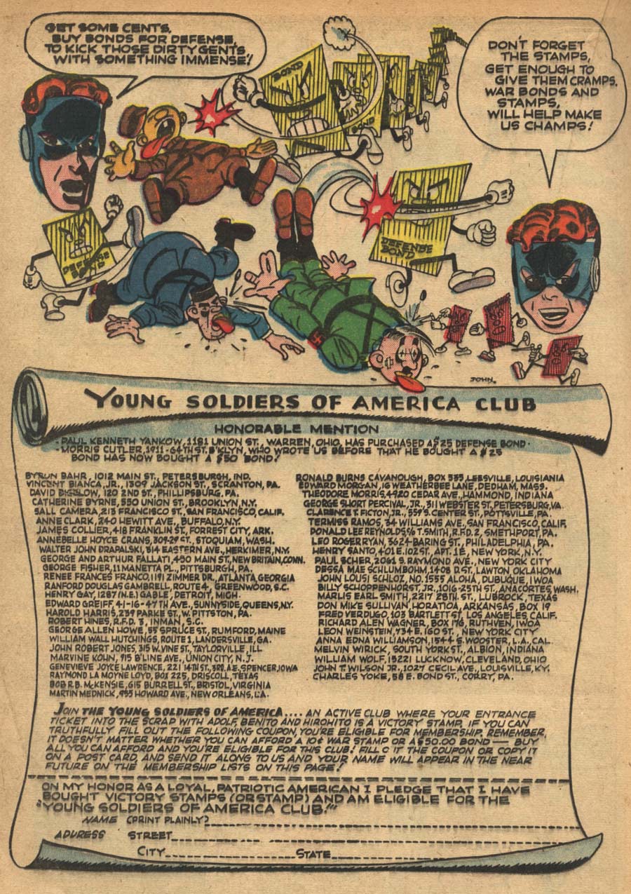 Read online Pep Comics comic -  Issue #35 - 36