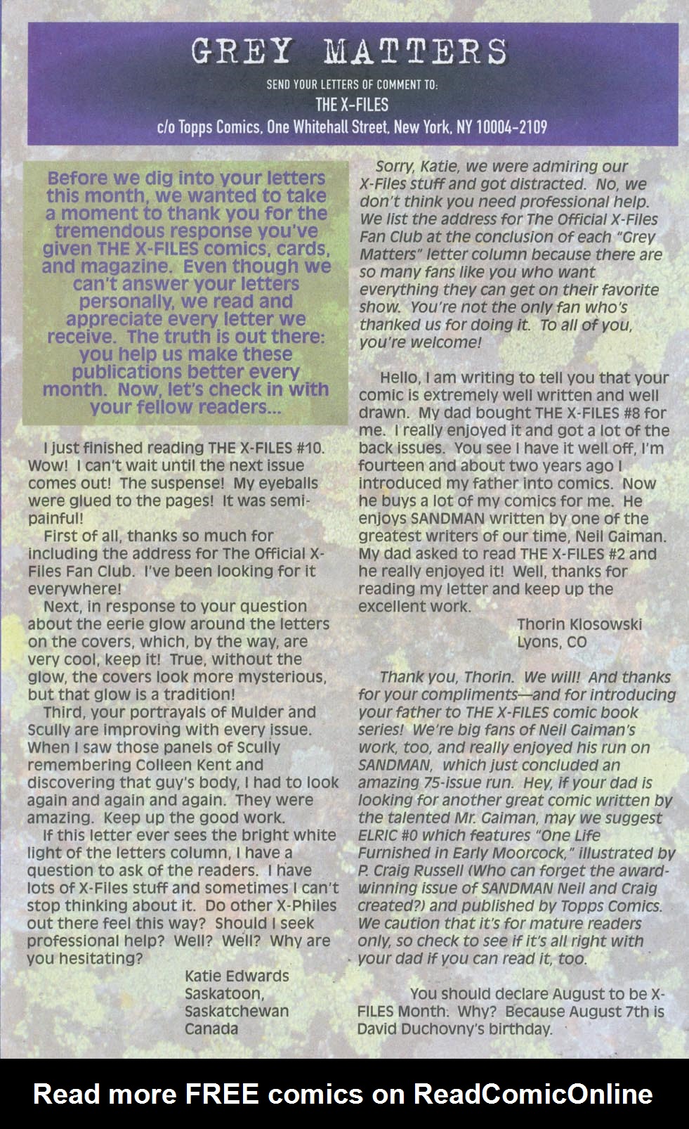 Read online The X-Files (1995) comic -  Issue #15 - 25