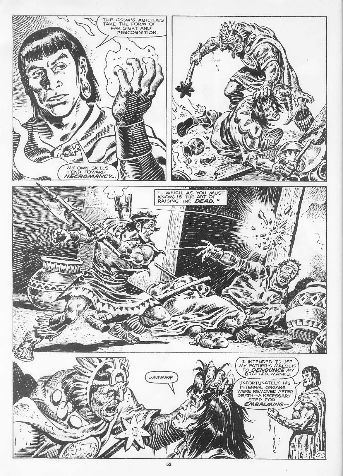 Read online The Savage Sword Of Conan comic -  Issue #166 - 54