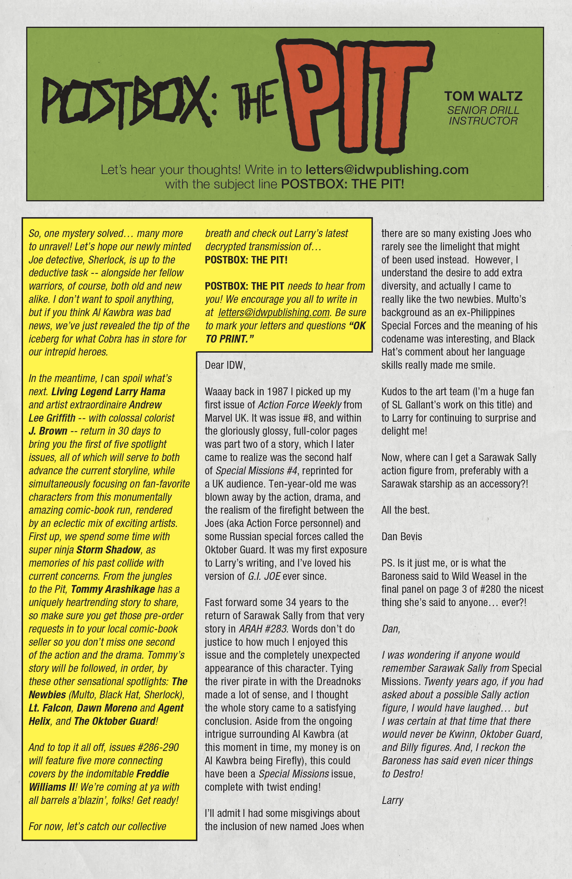 Read online G.I. Joe: A Real American Hero comic -  Issue #285 - 23