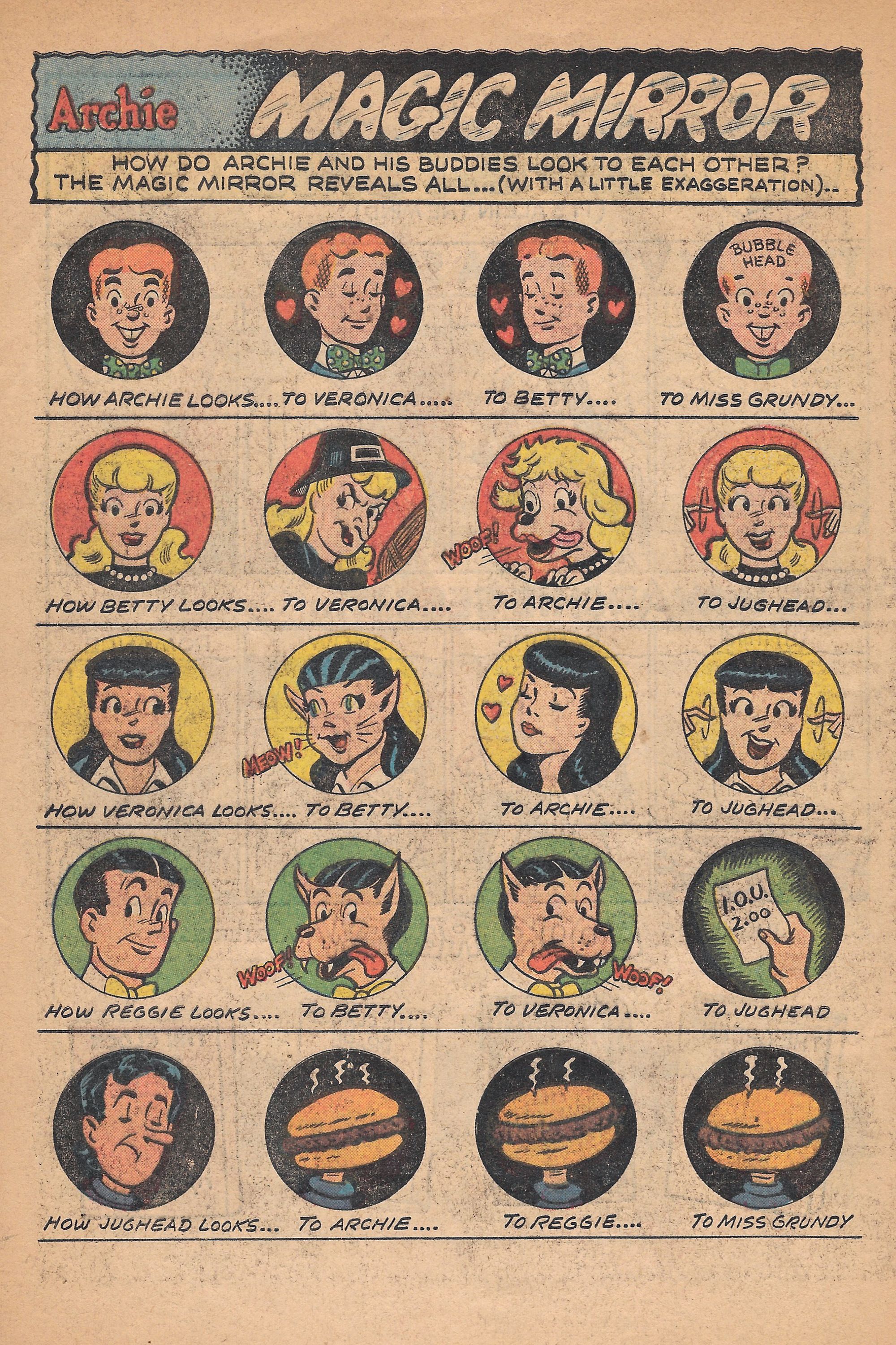 Read online Archie's Joke Book Magazine comic -  Issue #19 - 31