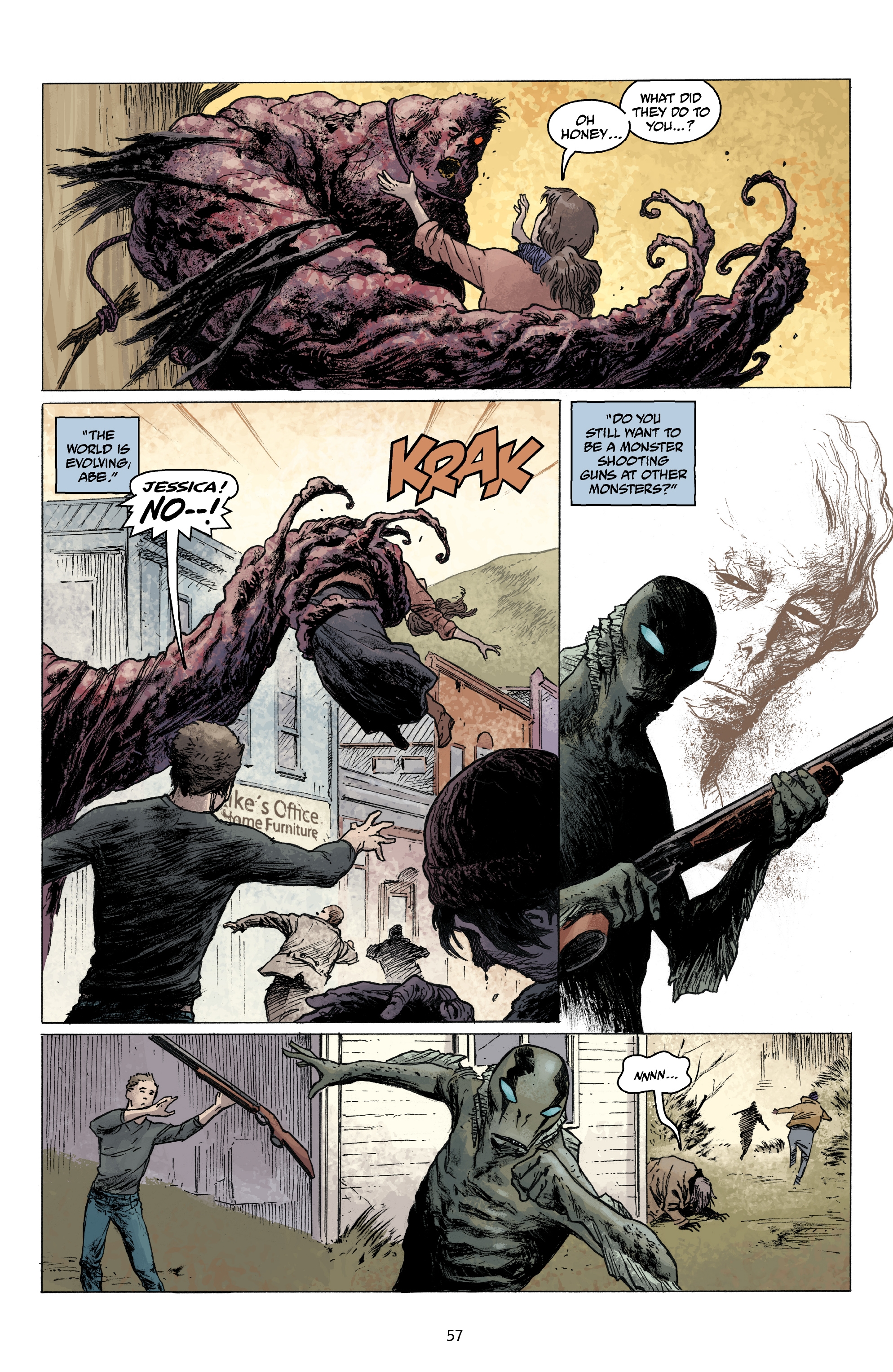 Read online Abe Sapien comic -  Issue # _TPB Dark and Terrible 1 (Part 1) - 58