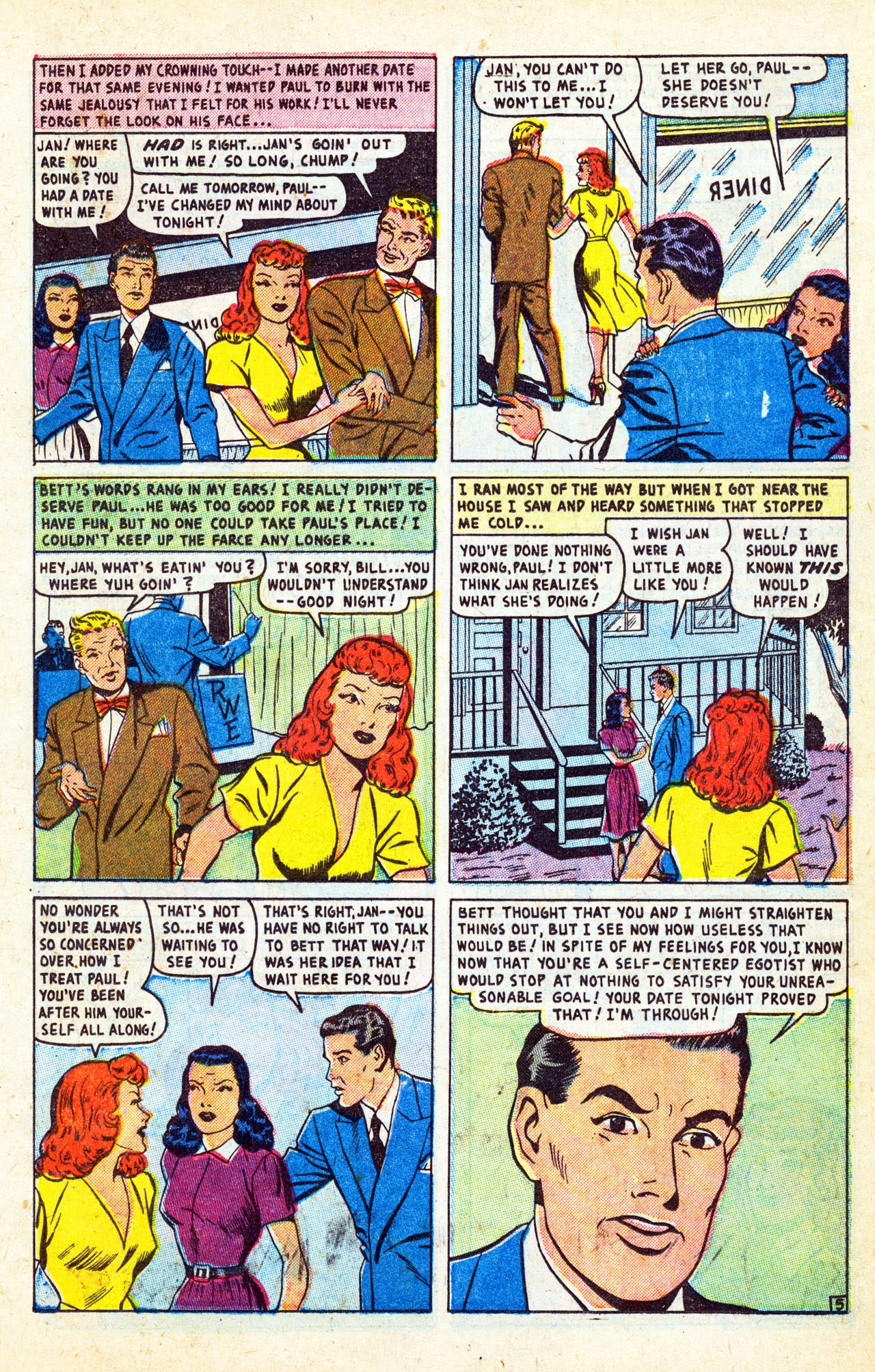 Read online Love Secrets (1949) comic -  Issue #1 - 15