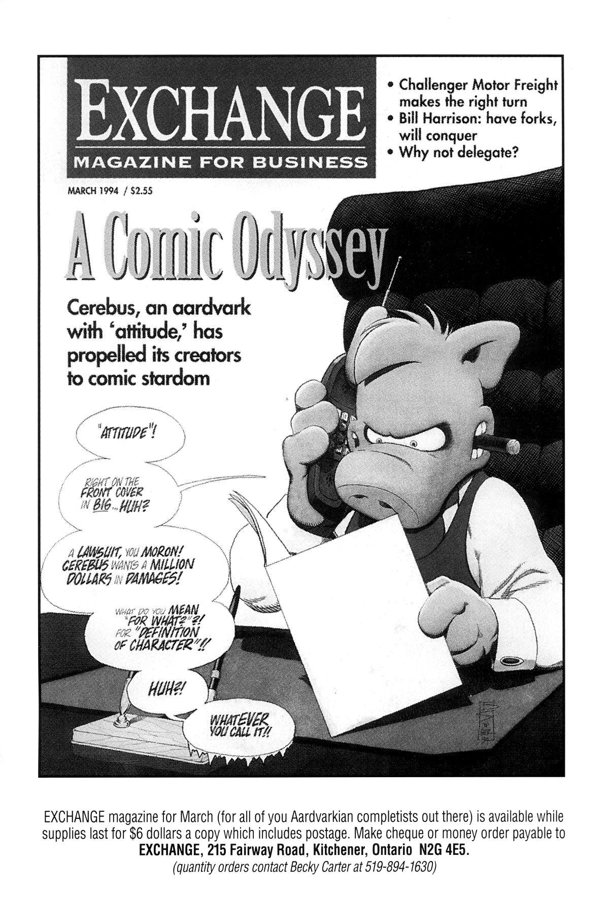 Read online Cerebus comic -  Issue #181 - 42