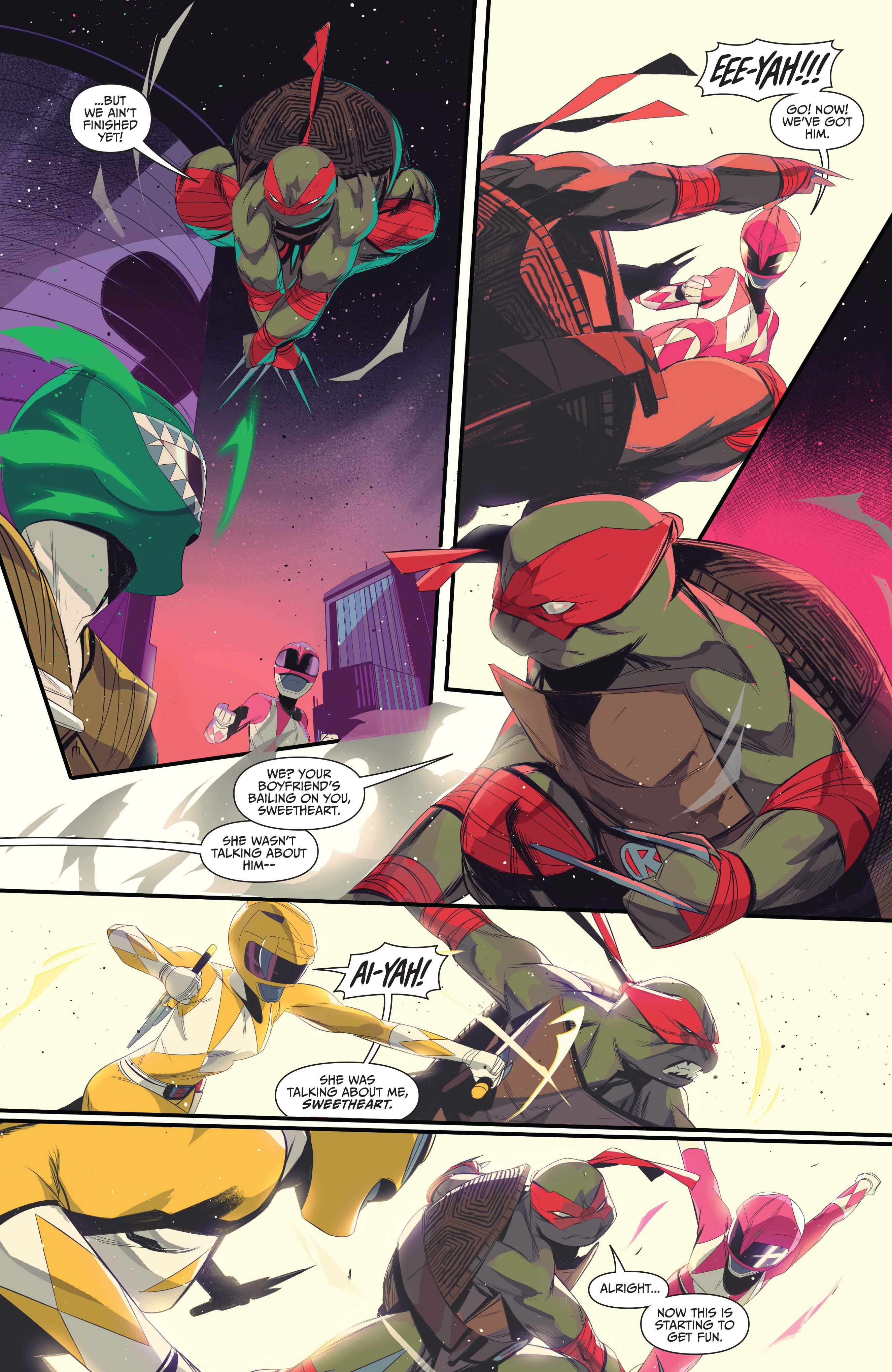 Read online Mighty Morphin Power Rangers: Teenage Mutant Ninja Turtles comic -  Issue # _TPB - 31