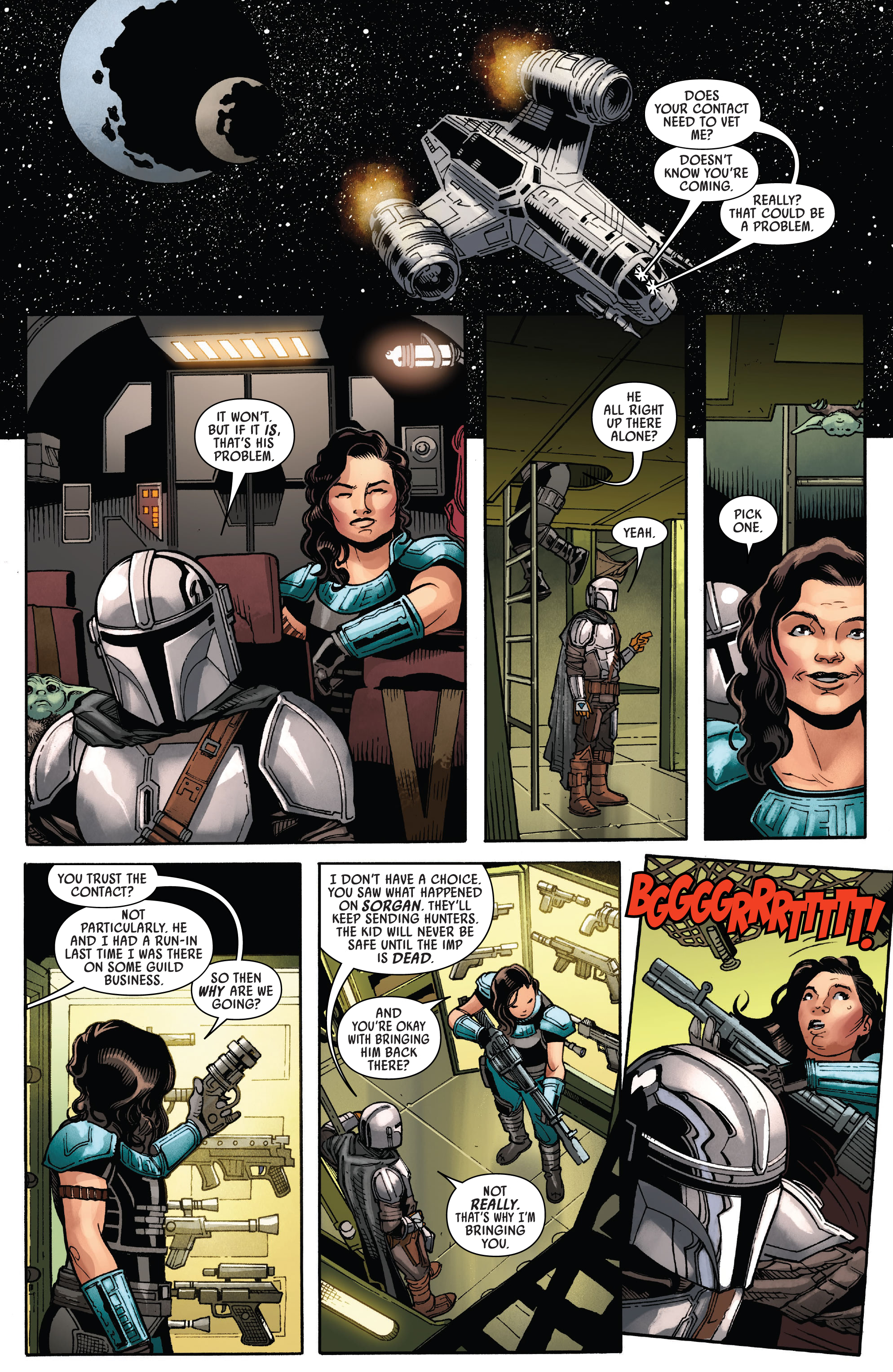 Read online Star Wars: The Mandalorian comic -  Issue #7 - 7