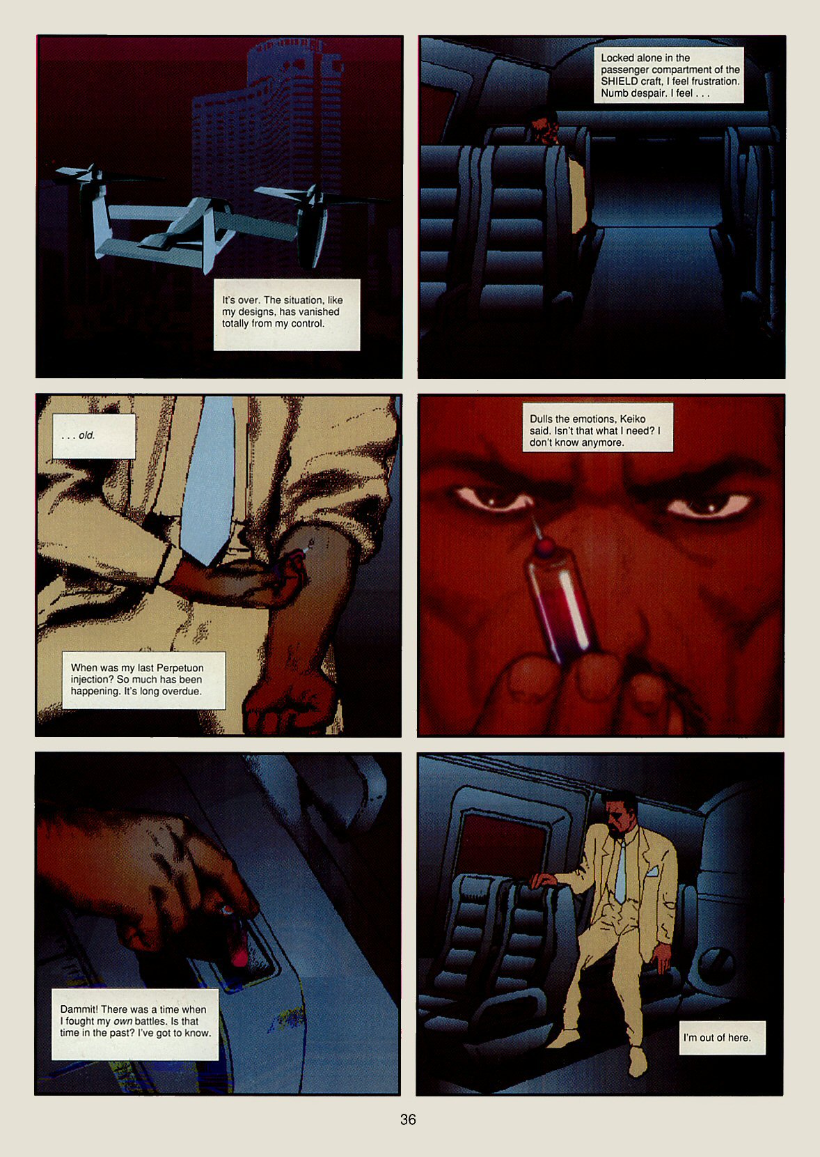 Read online Marvel Graphic Novel comic -  Issue #33 - Iron Man - Crash - 37