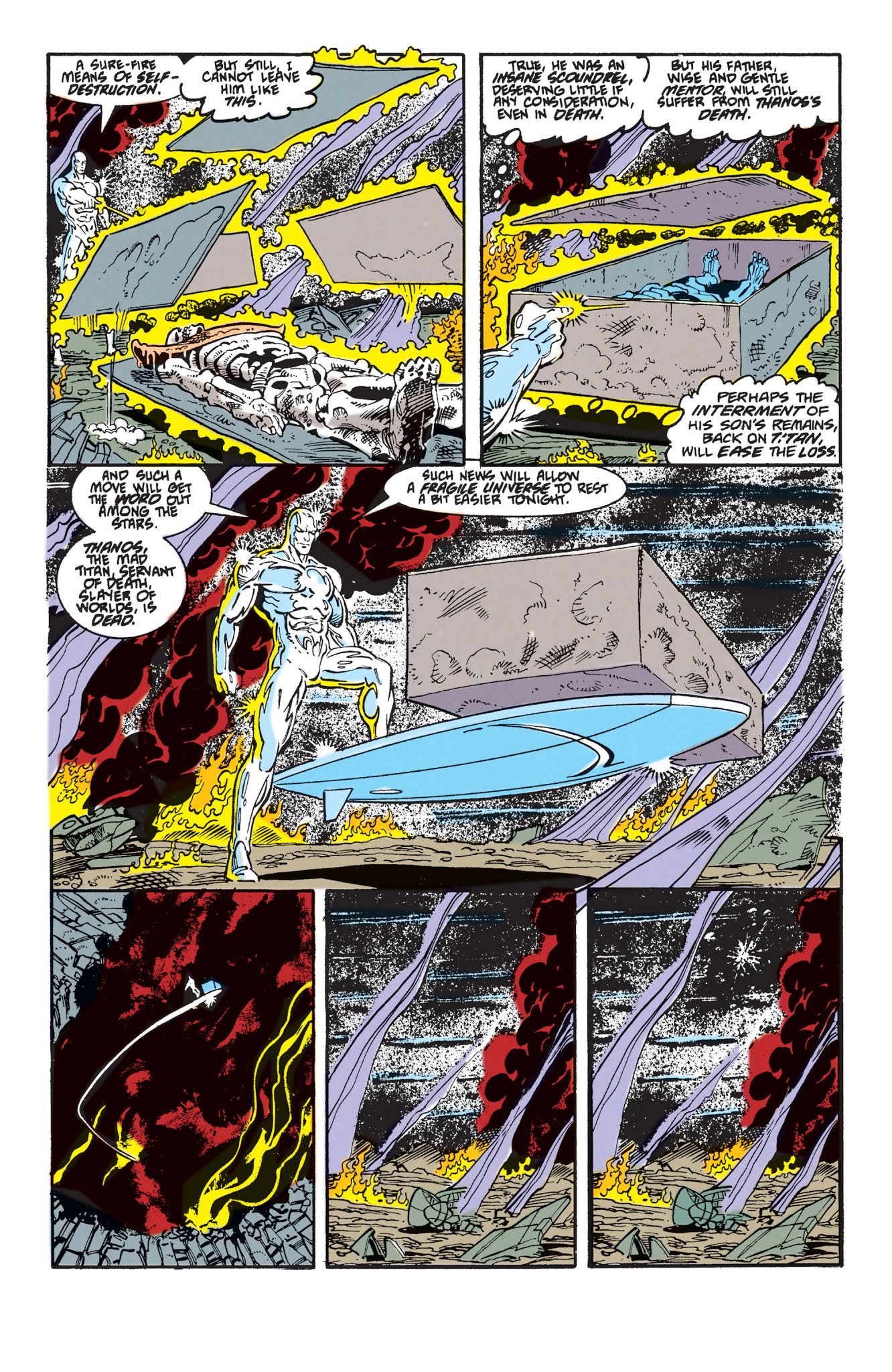 Read online Silver Surfer (1987) comic -  Issue # _TPB Silver Surfer - Rebirth of Thanos (Part 2) - 5